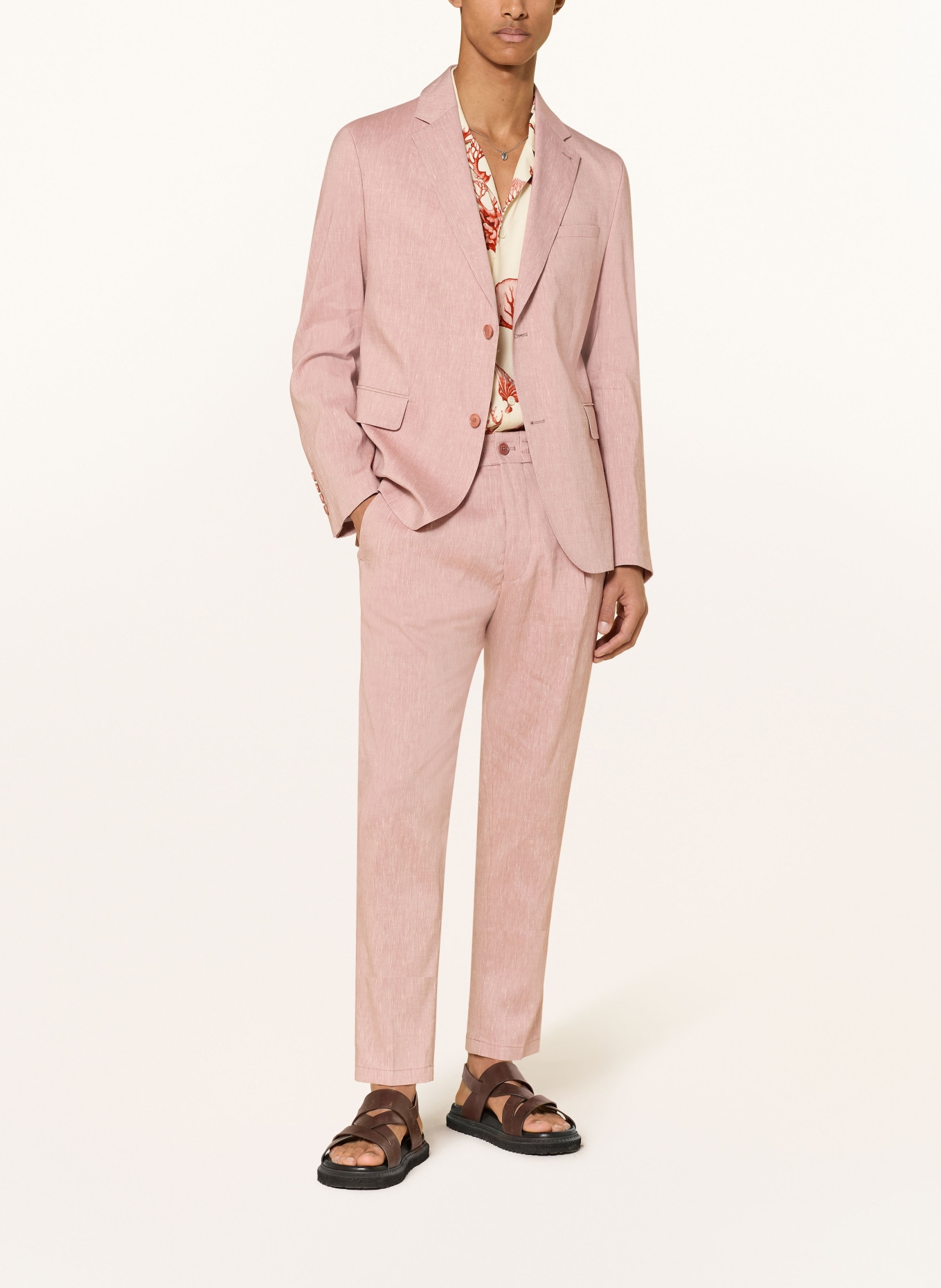 DRYKORN Anzughose CHASY Extra Slim Fit mit Leinen: 4002 orange