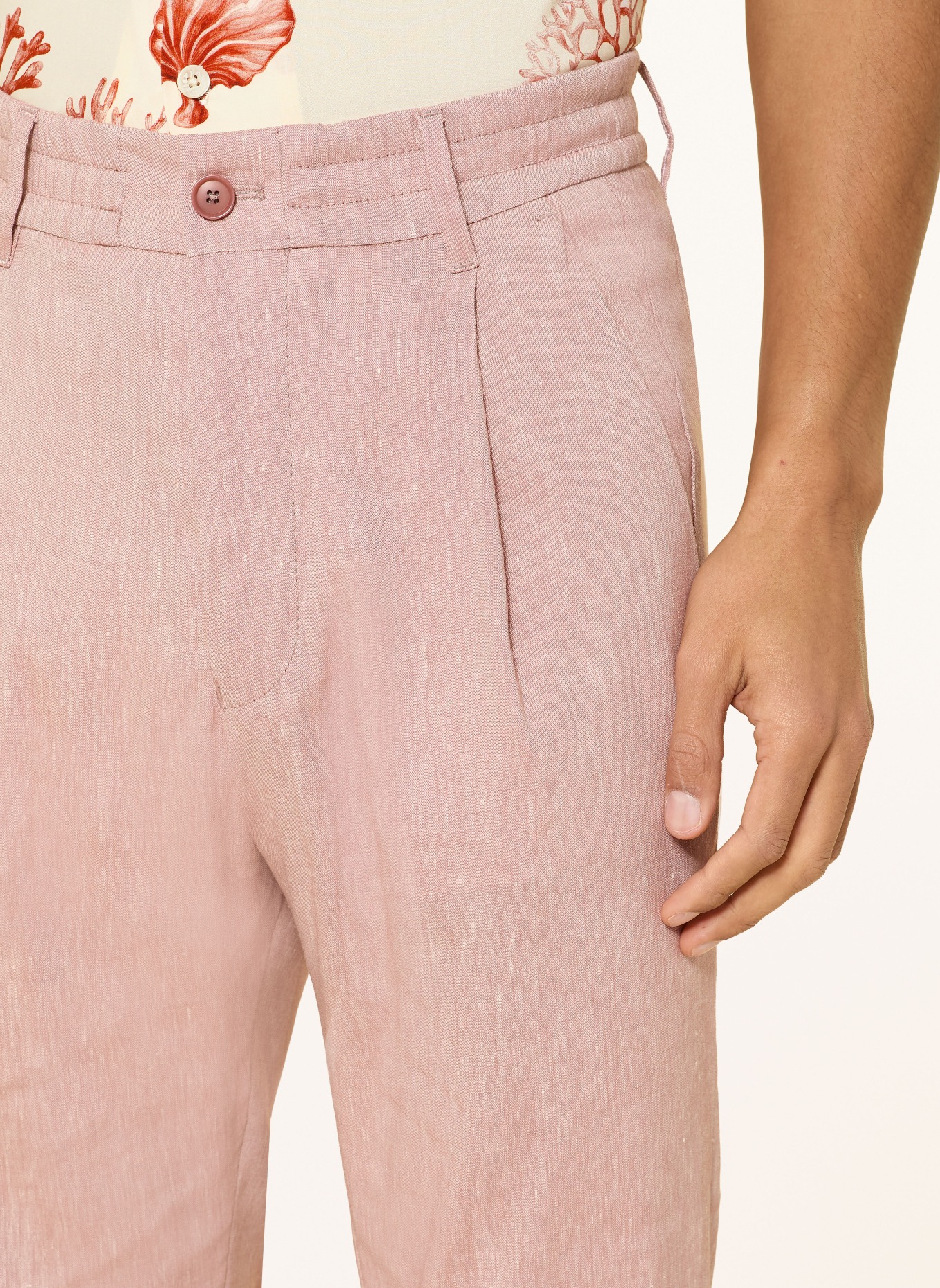 DRYKORN Anzughose CHASY Extra Slim Fit mit Leinen: 4002 orange