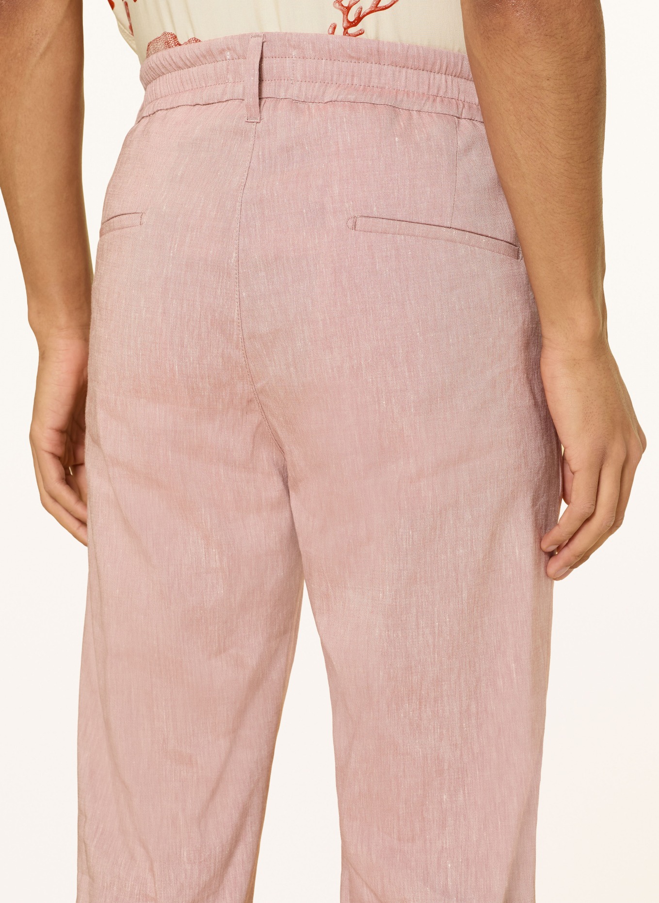 DRYKORN Anzughose CHASY Extra Slim Fit mit Leinen: 4002 orange