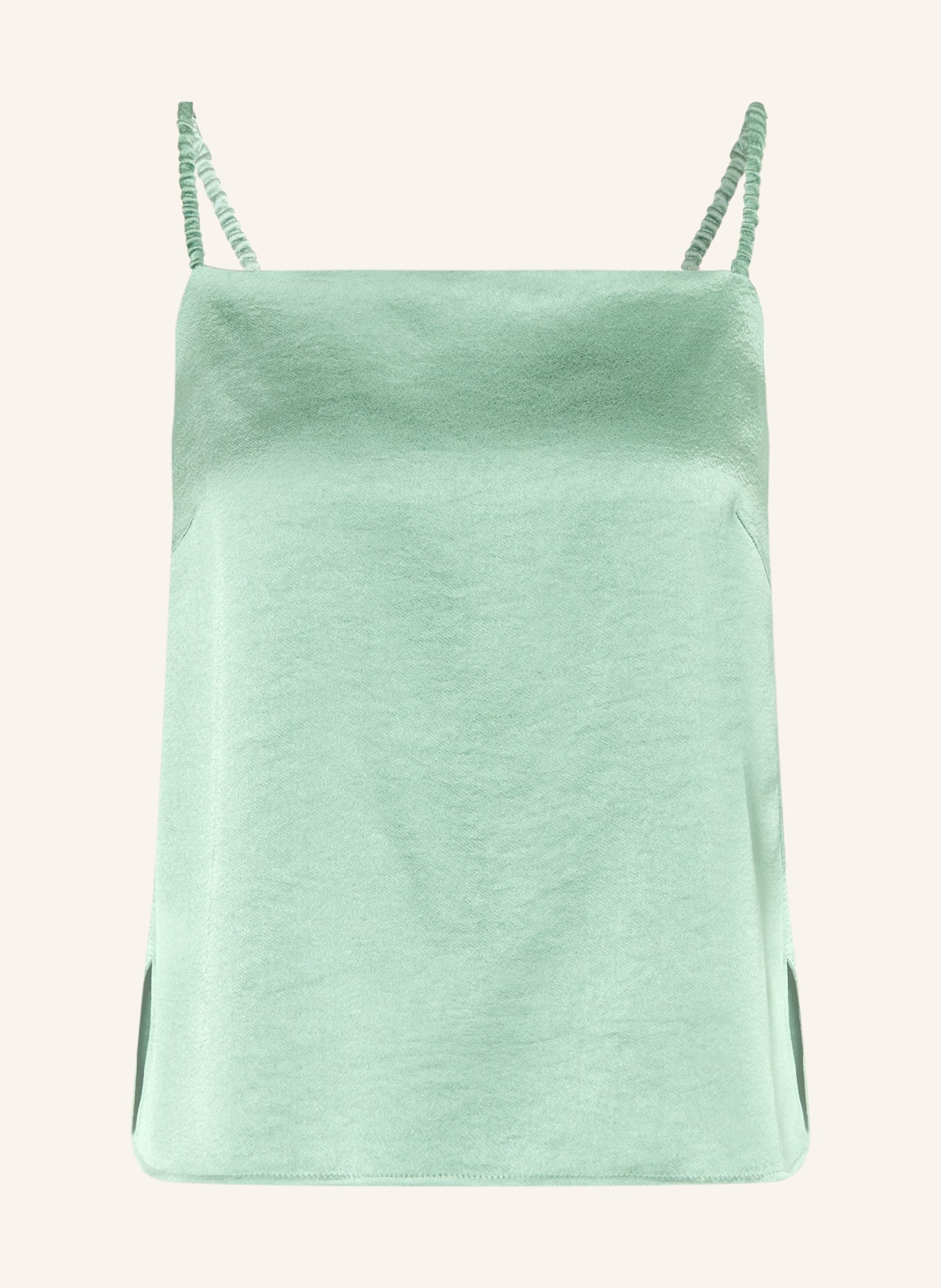 RIANI Top satynowy: JASNOZIELONY