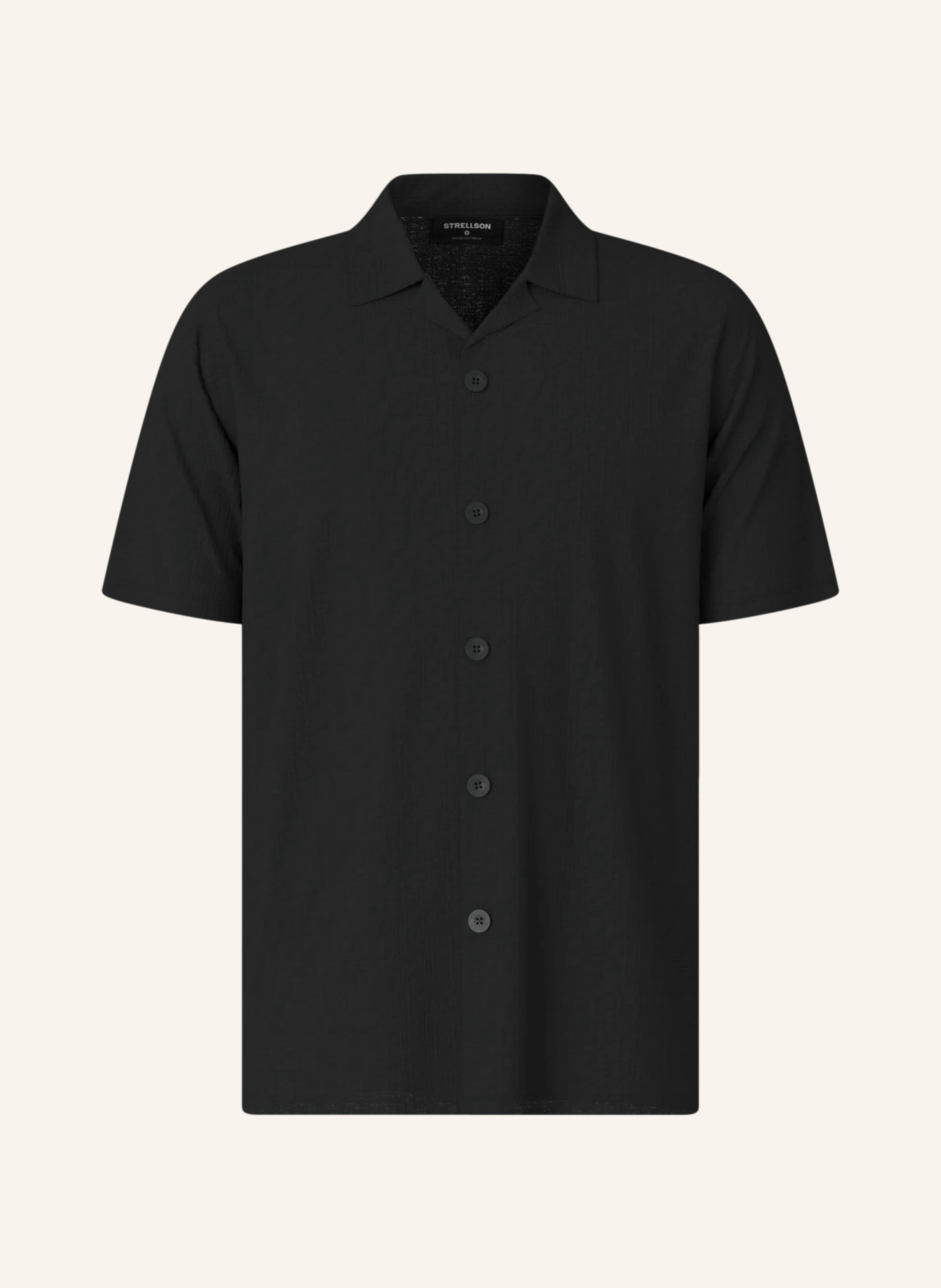 STRELLSON Resort shirt FILIP Regular fit: BLACK
