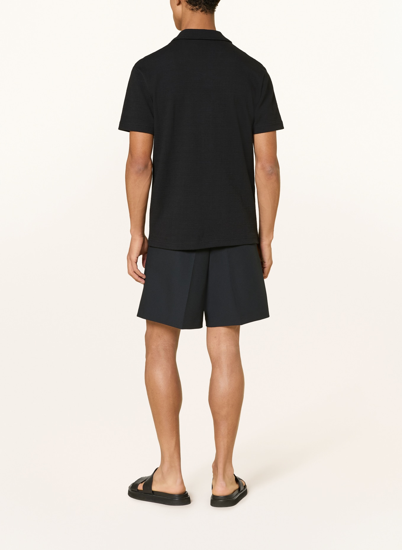 STRELLSON Resort shirt FILIP Regular fit: BLACK