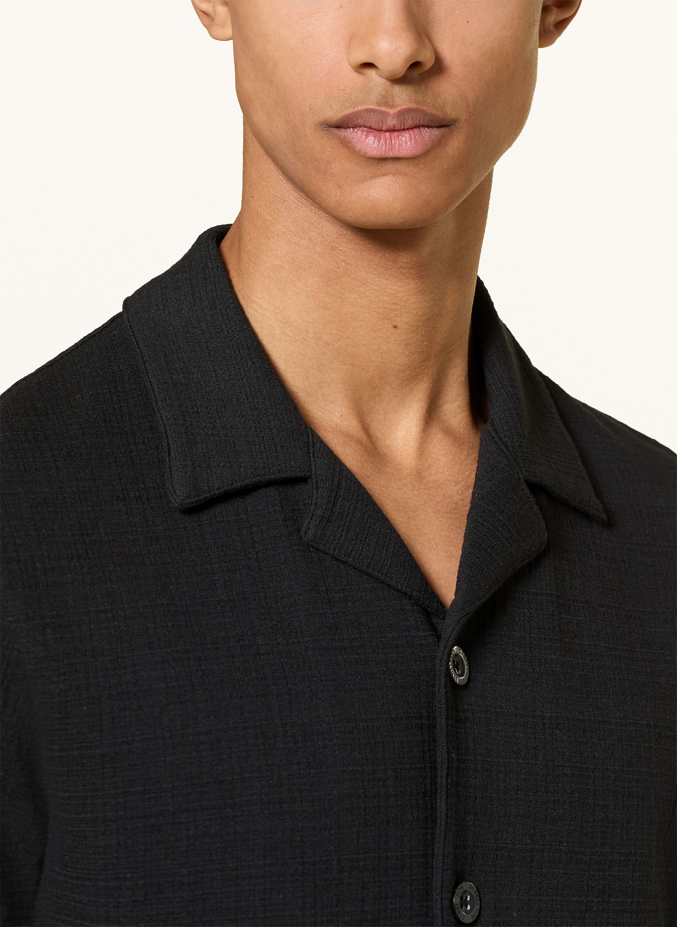 STRELLSON Resort shirt FILIP Regular fit: BLACK