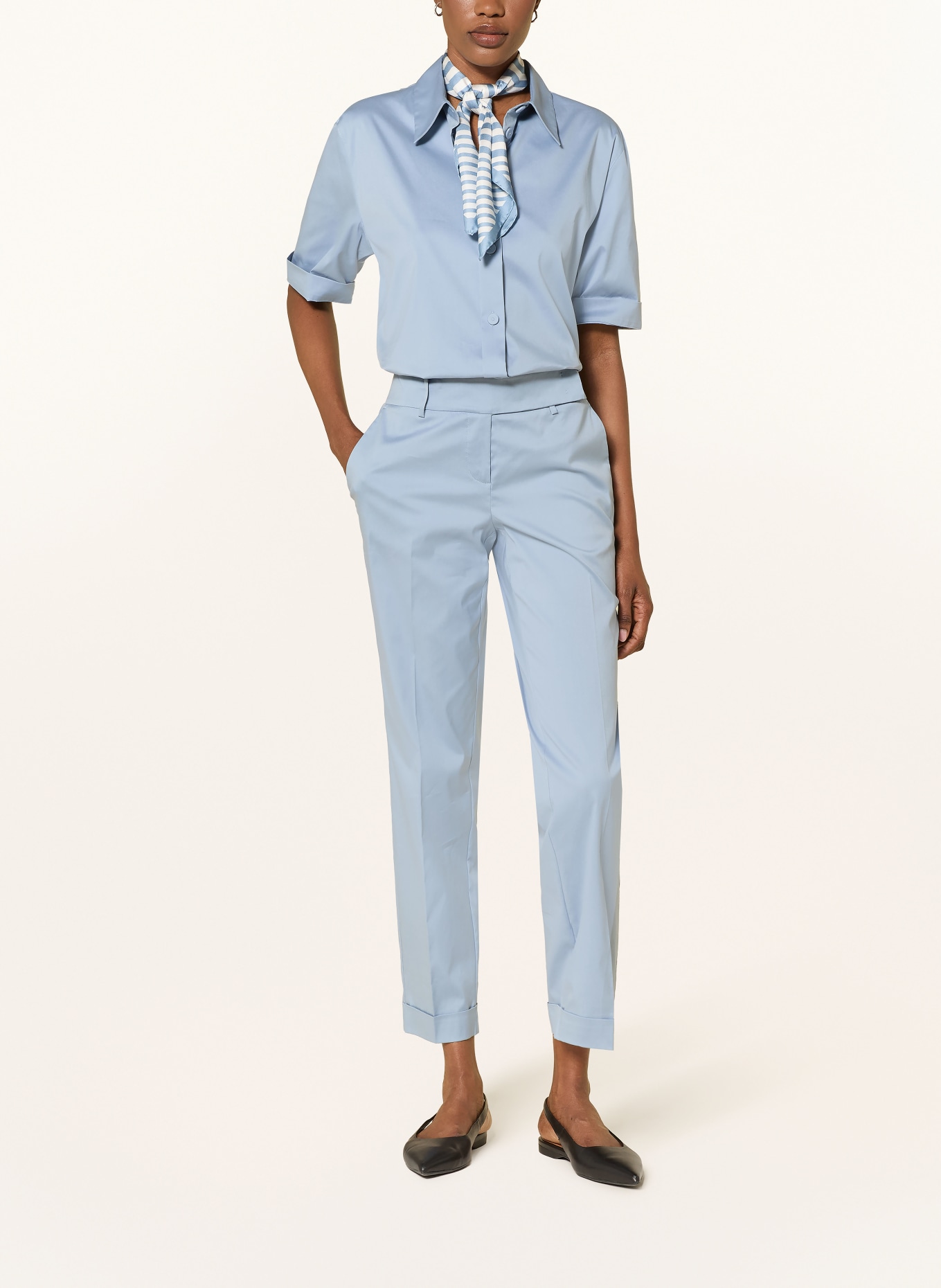 windsor. Trousers: LIGHT BLUE