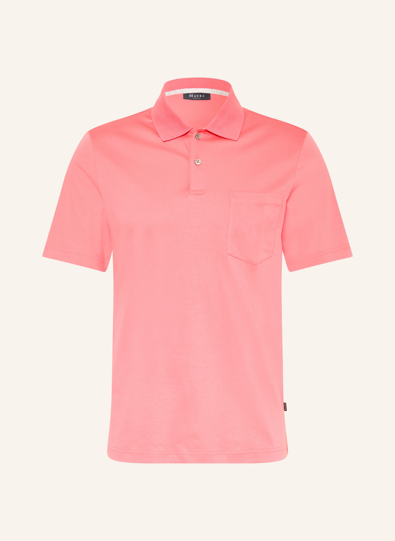 MAERZ MUENCHEN Jersey-Poloshirt: HELLROT