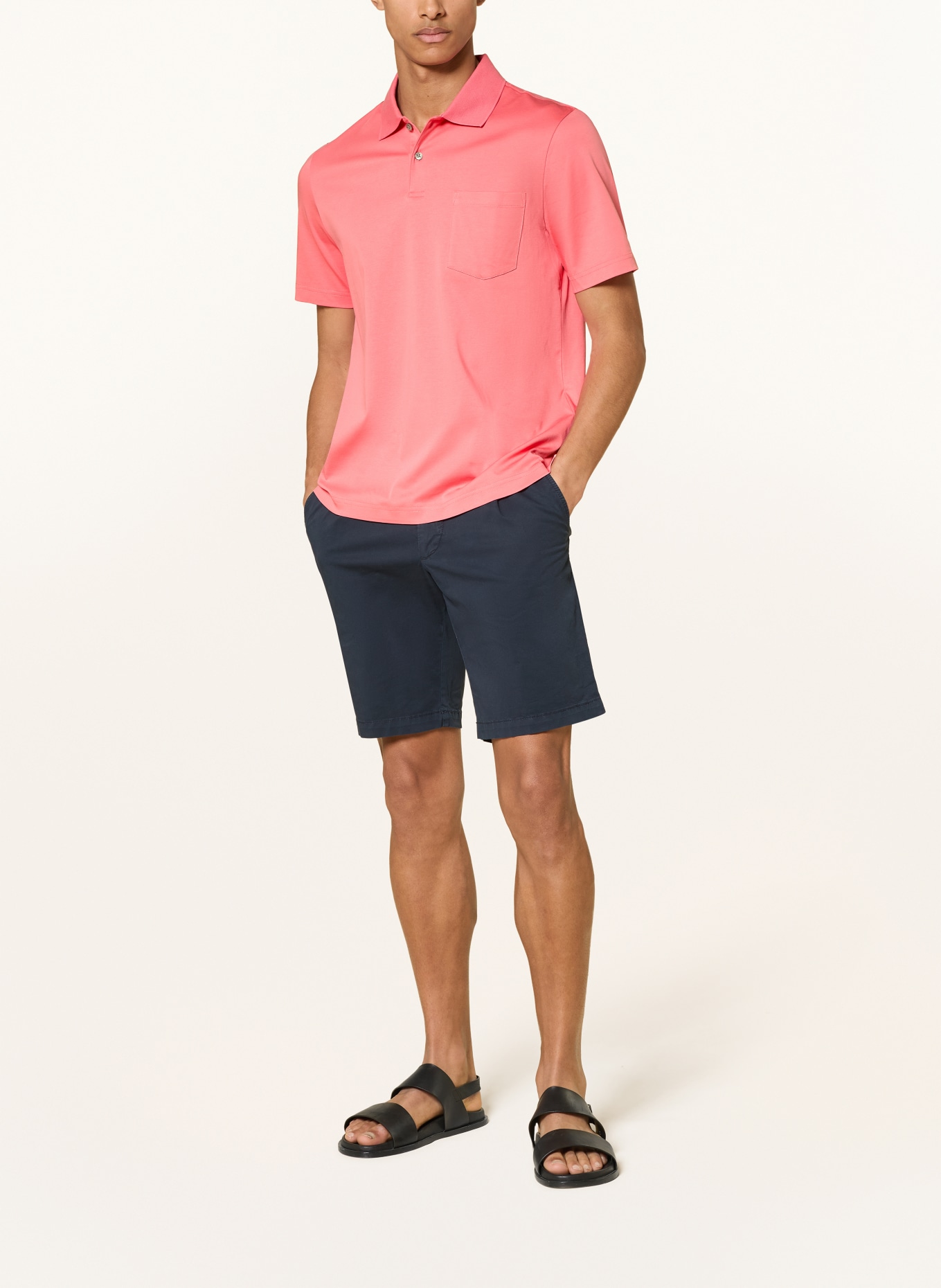 MAERZ MUENCHEN Jersey-Poloshirt: HELLROT