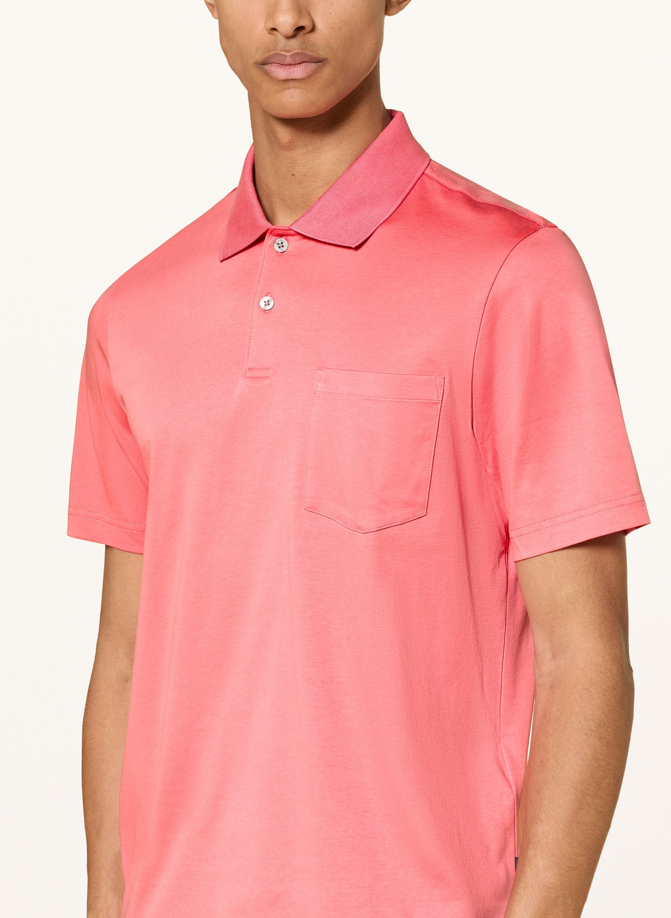 MAERZ MUENCHEN Jersey-Poloshirt: HELLROT