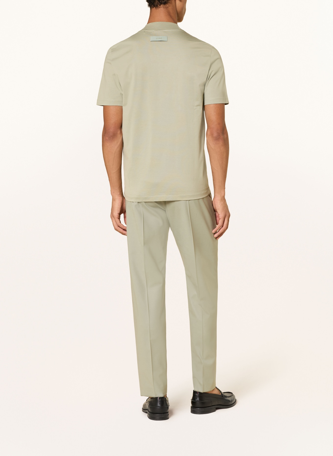 HUGO T-shirt DIMERSOM: LICHTGROEN