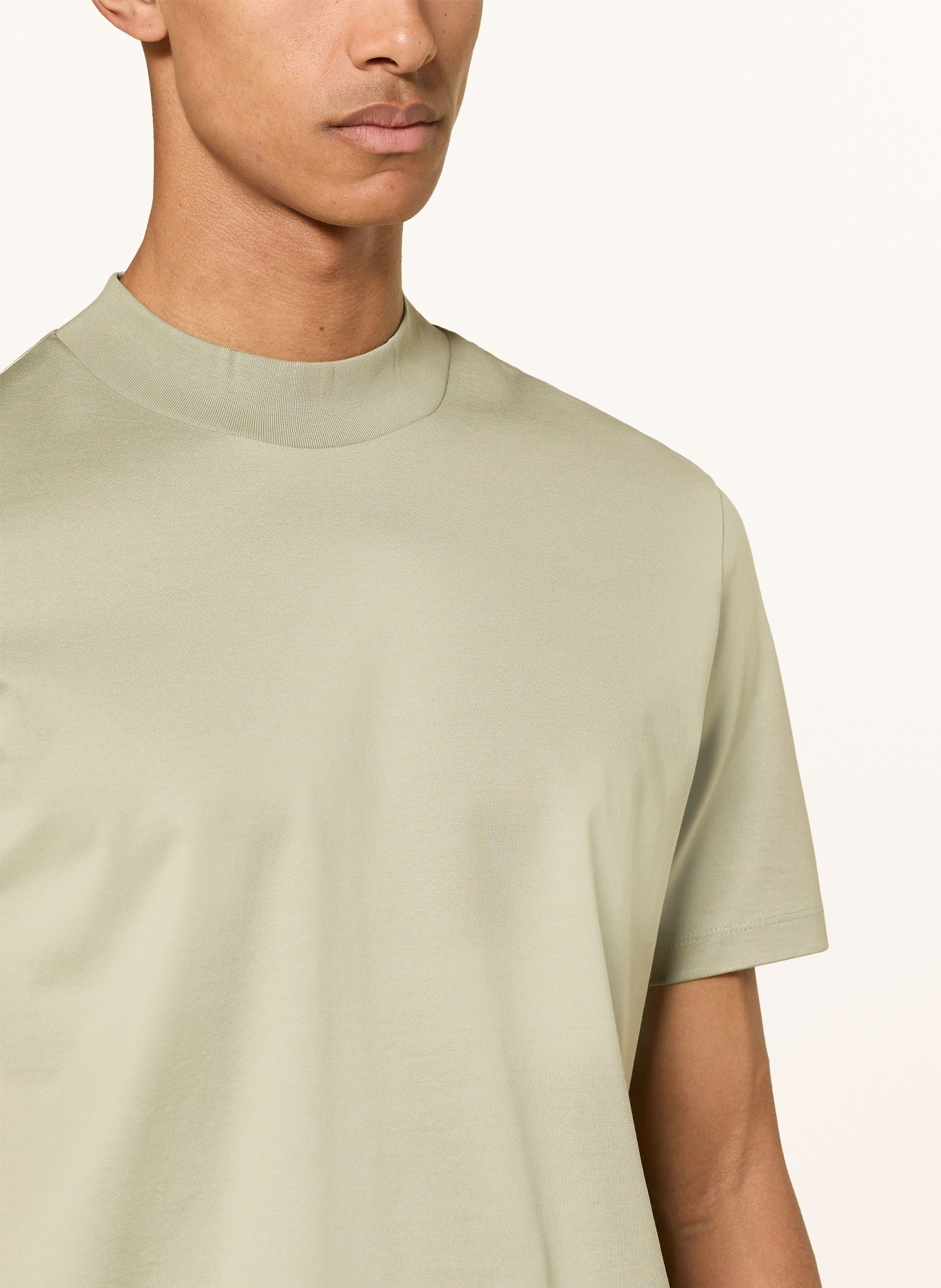 HUGO T-shirt DIMERSOM: LICHTGROEN