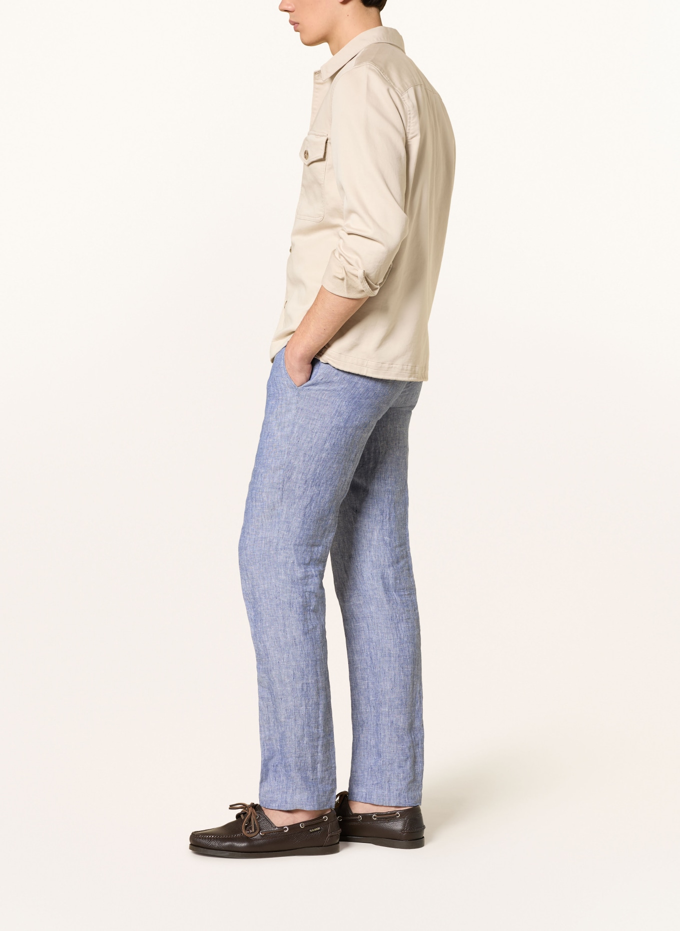 HILTL Chino Extra Slim Fit: BLAU