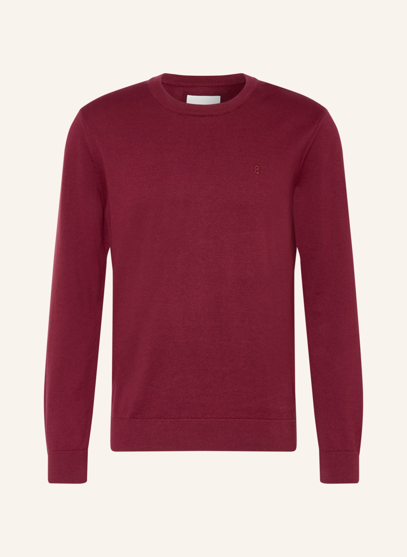 ARMEDANGELS Pullover LOUKAA: DUNKELROT