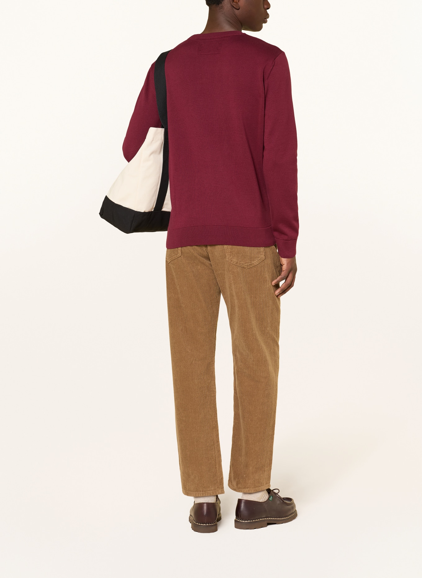 ARMEDANGELS Pullover LOUKAA: DUNKELROT