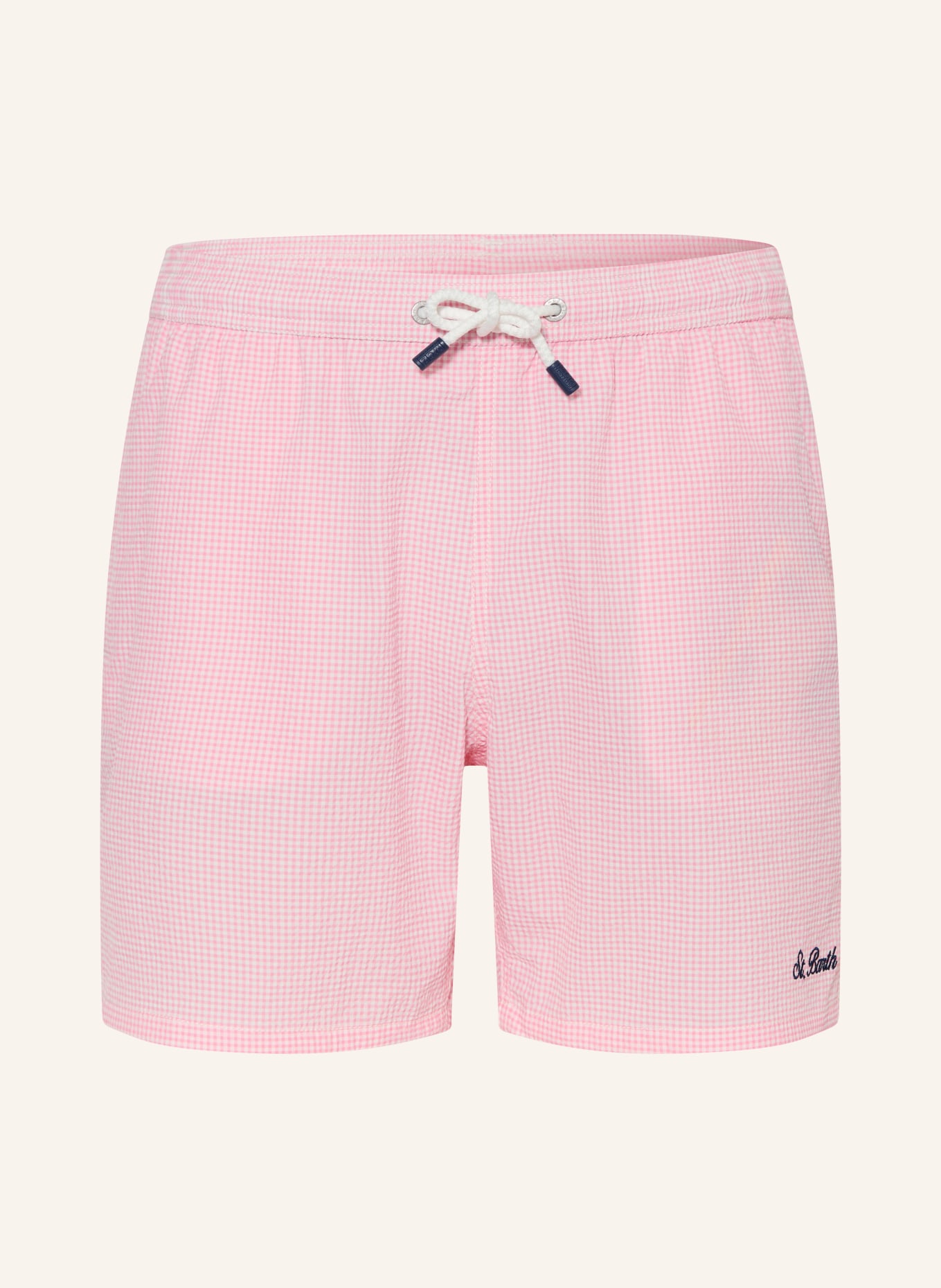 MC2 SAINT BARTH Badeshorts PATMOS: ROSA / WEISS