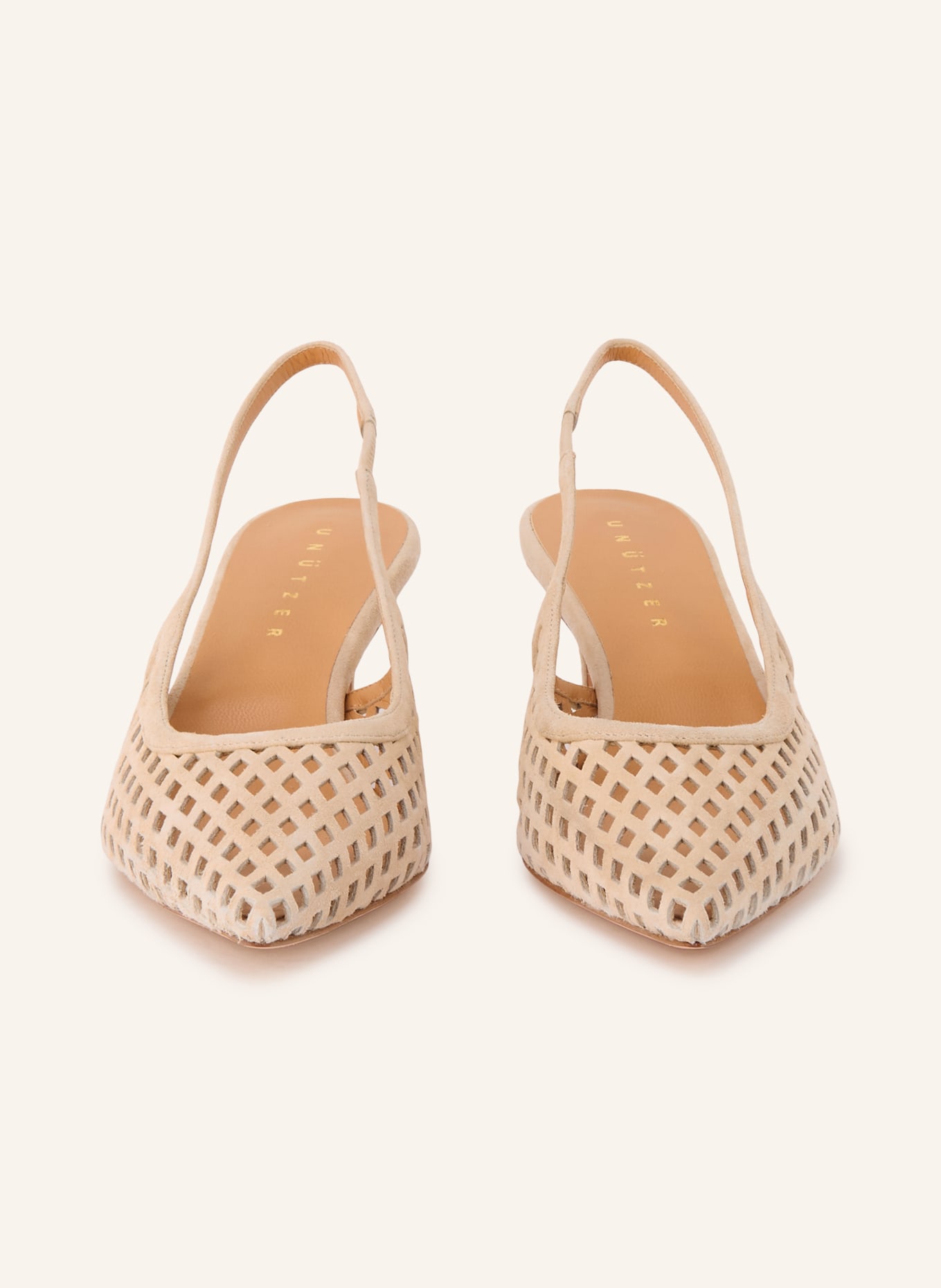 UNÜTZER Slingpumps: ECRU