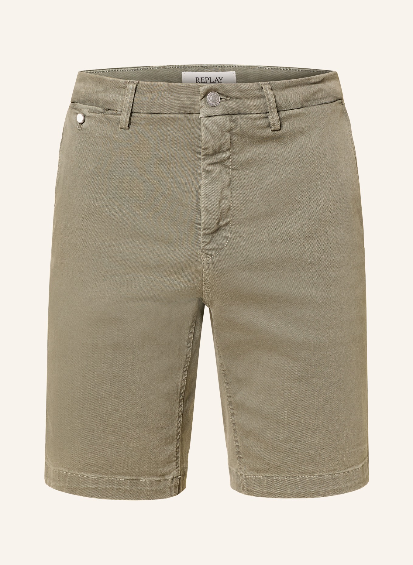 REPLAY Szorty jeansowe BENNI regular fit: KHAKI