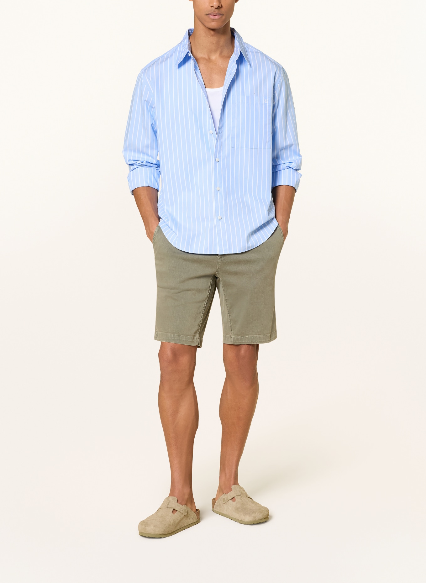 REPLAY Szorty jeansowe BENNI regular fit: KHAKI