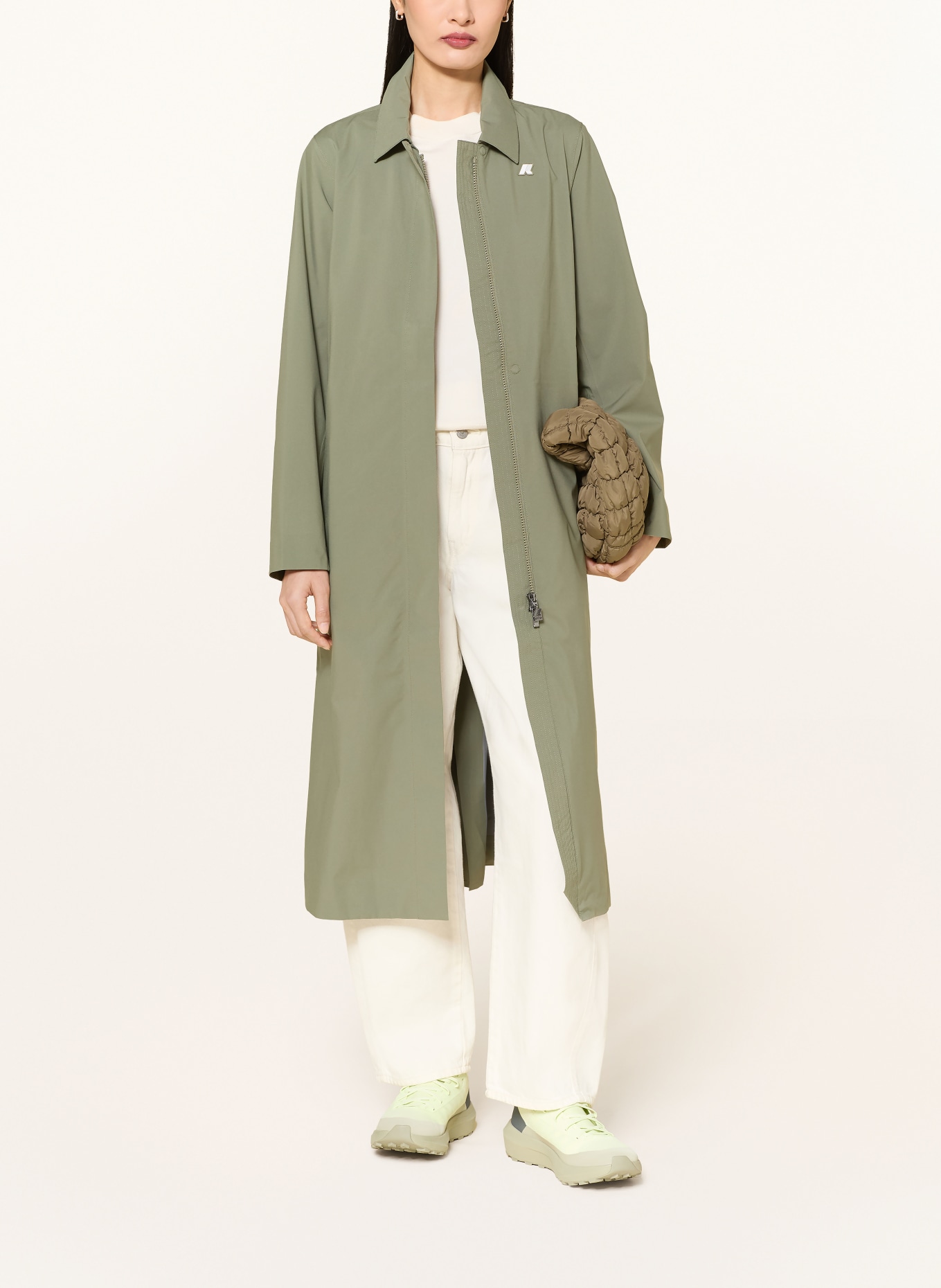 K-WAY Veste longue BARBRA: OLIVE