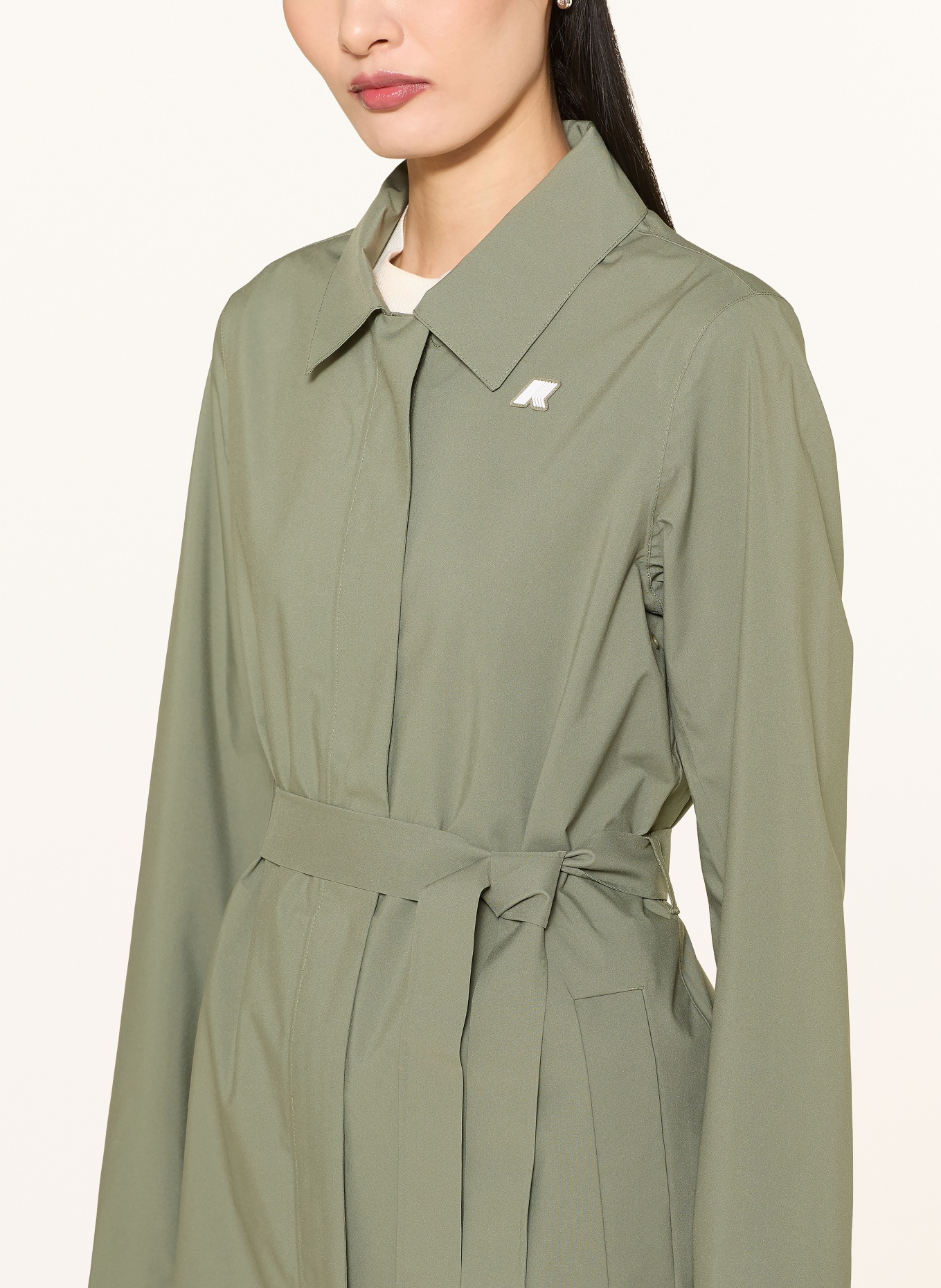 K-WAY Veste longue BARBRA: OLIVE