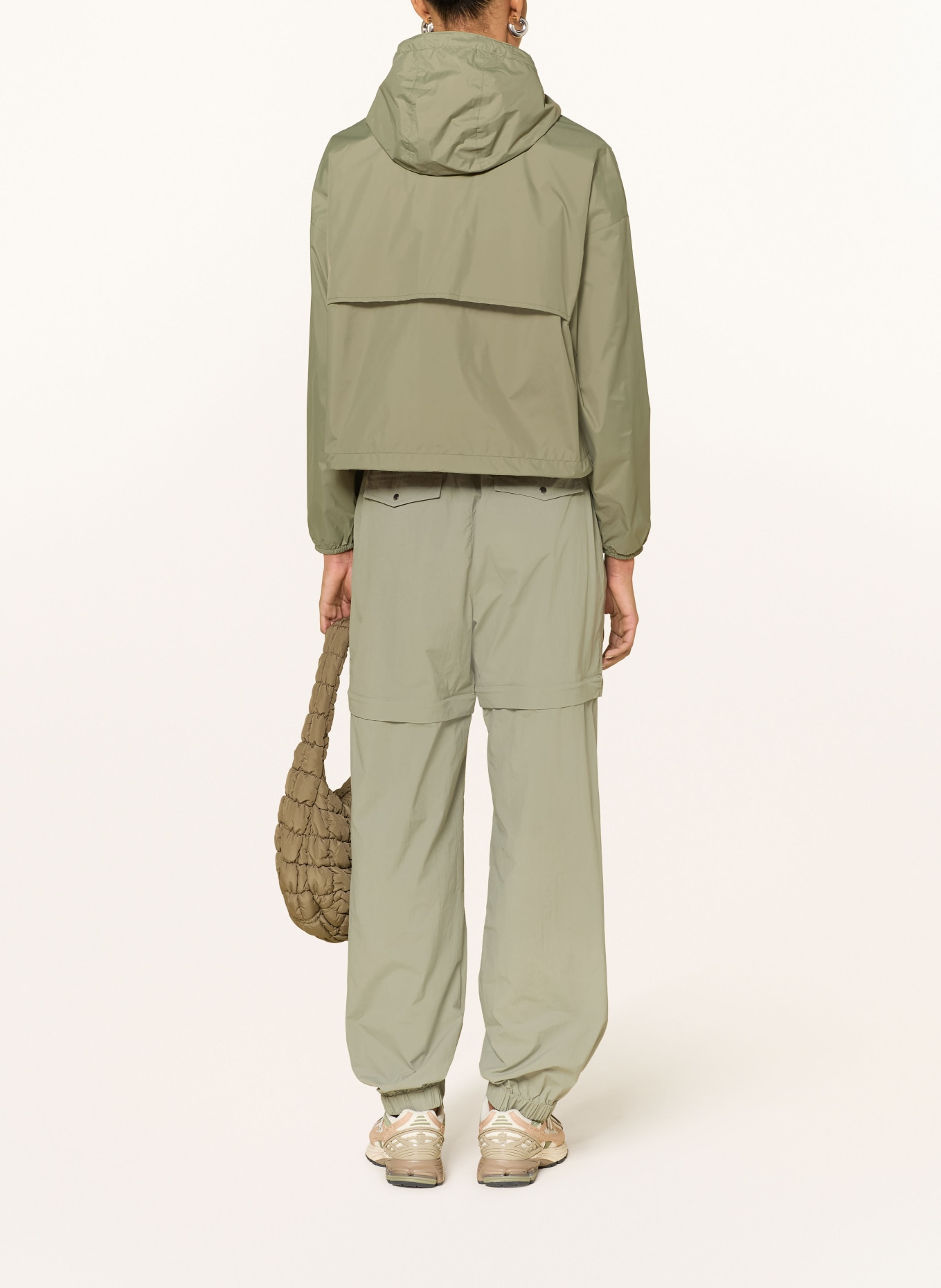 K-WAY Jacke LAURETTE zum Wenden: OLIV / ROSA