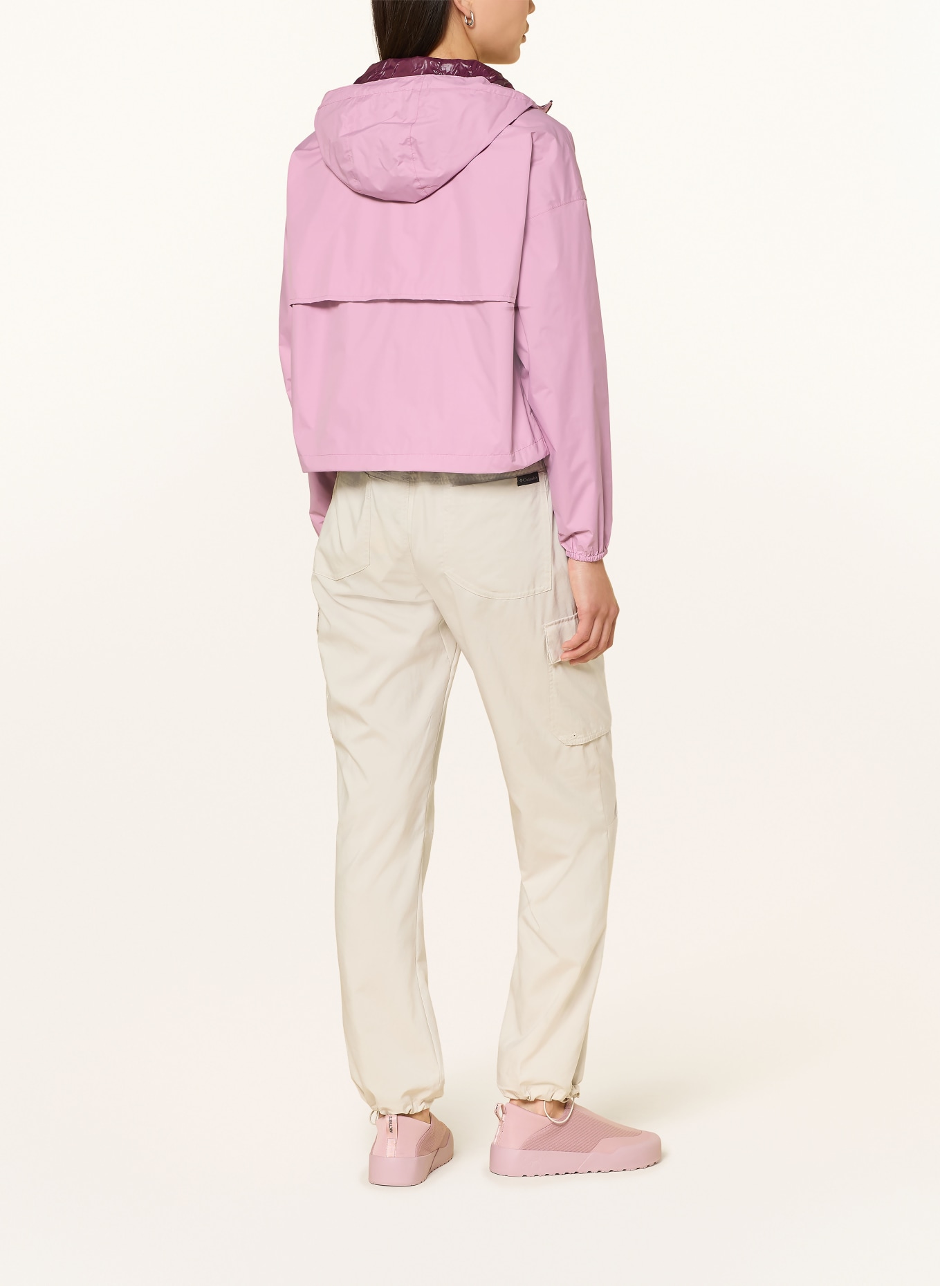 K-WAY Jacke LAURETTE zum Wenden: ROSA / DUNKELLILA