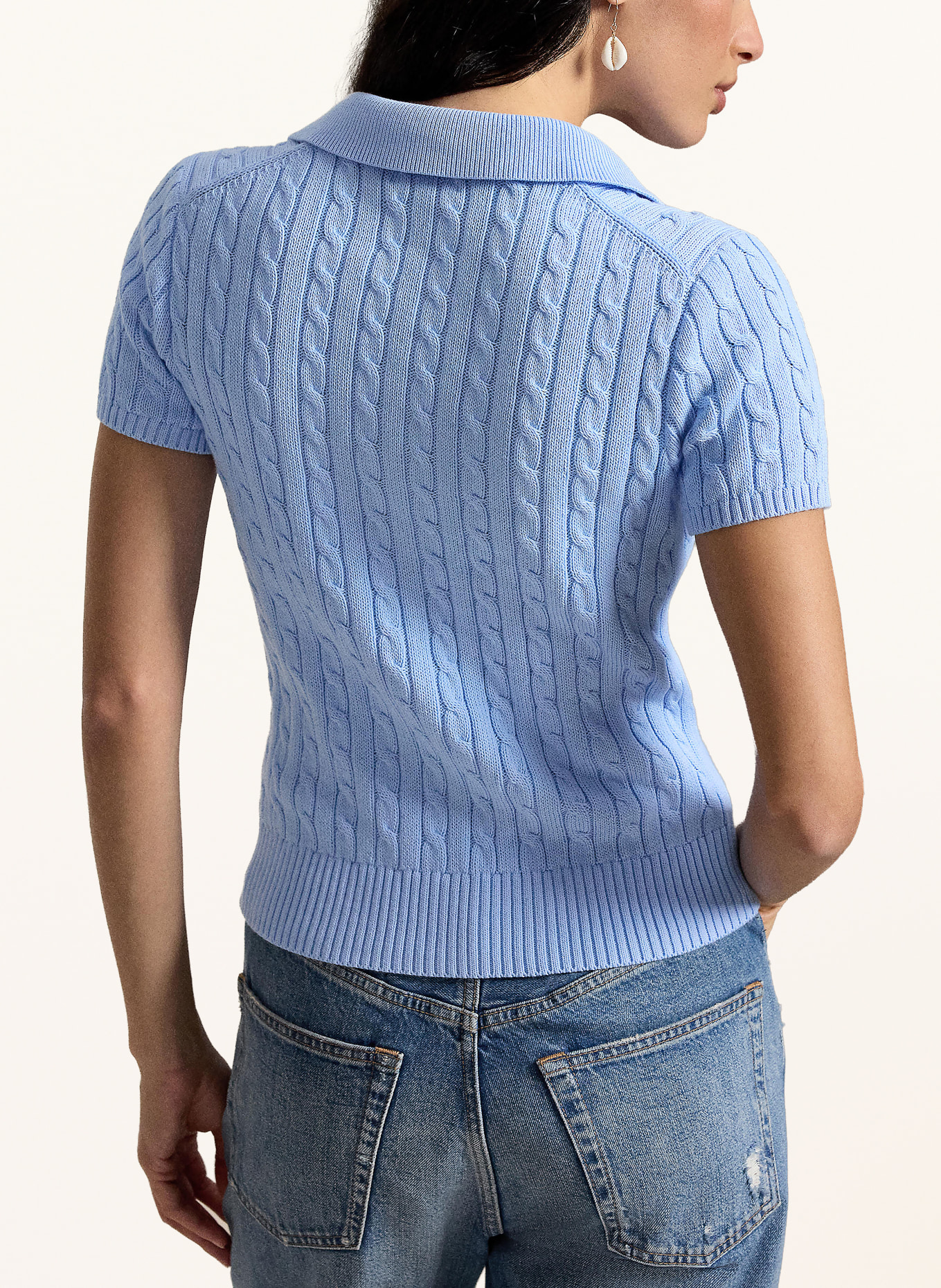 POLO RALPH LAUREN Koszulka polo z dzianiny: JASNONIEBIESKI