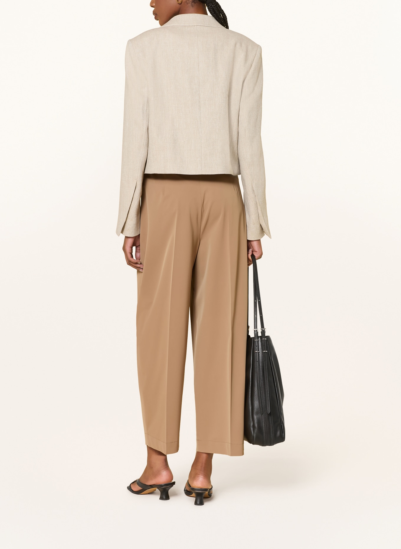 RAFFAELLO ROSSI Spodnie 7/8 MAYLA: BEŻOWY