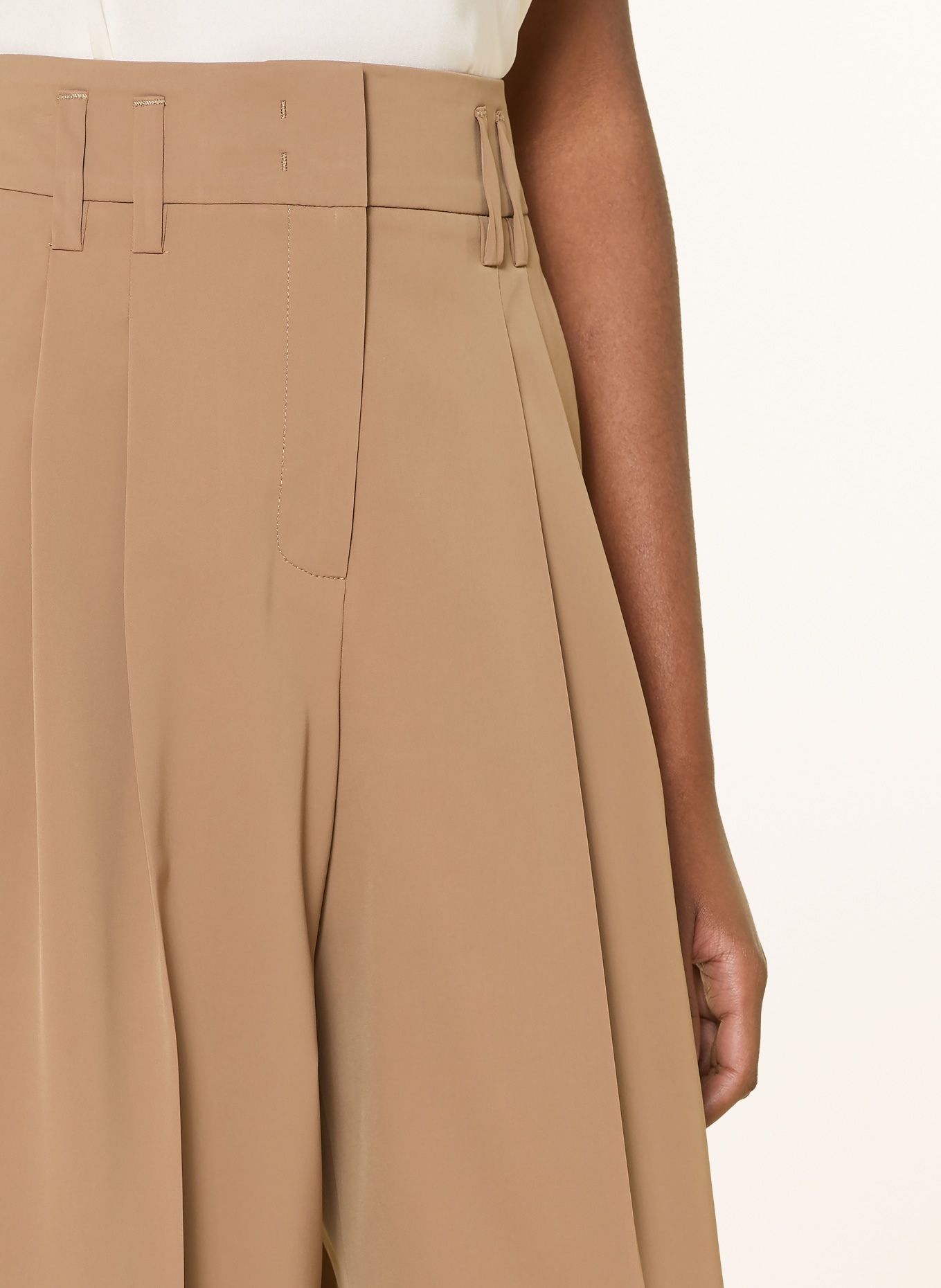 RAFFAELLO ROSSI Spodnie 7/8 MAYLA: BEŻOWY