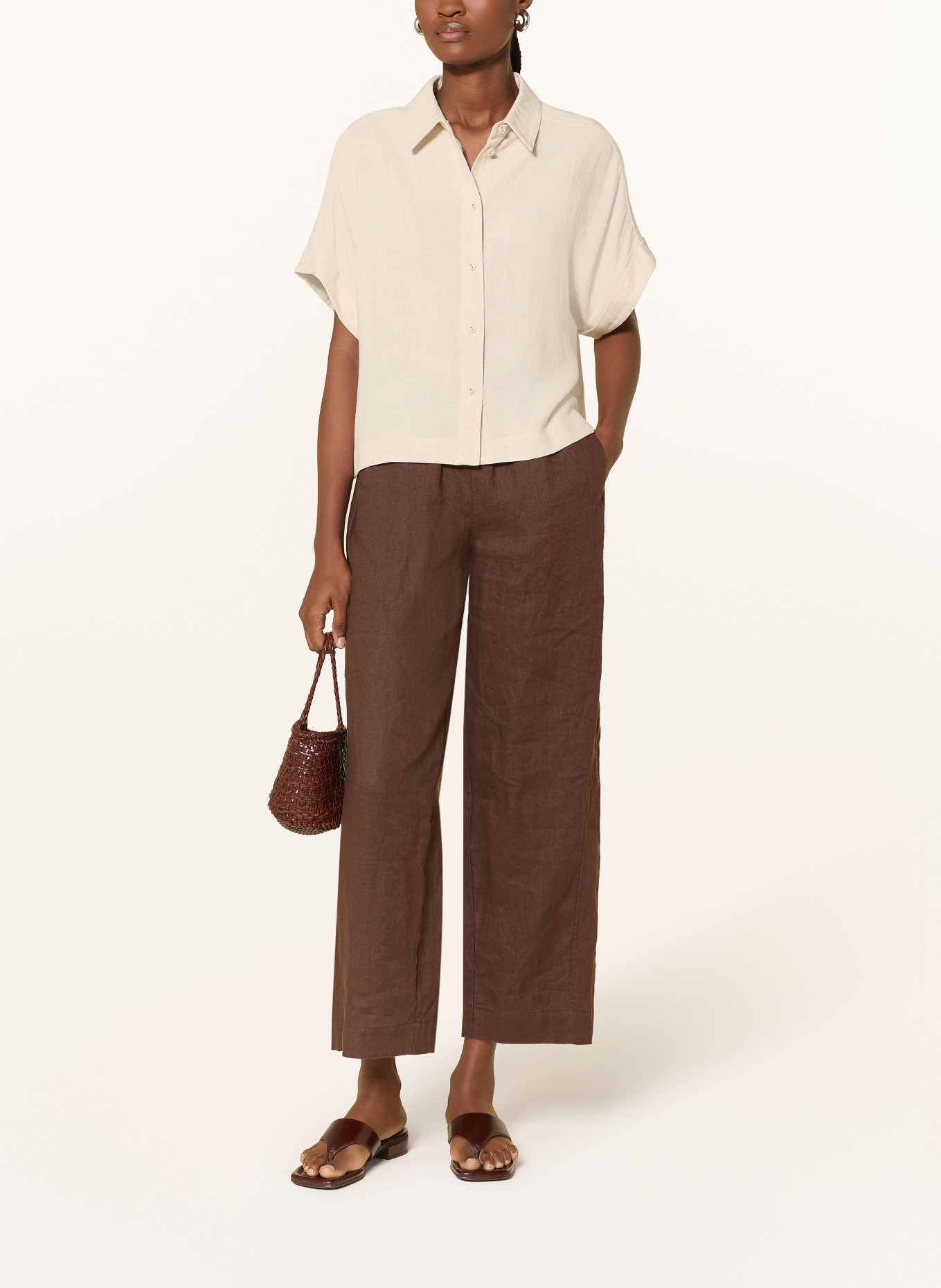 SELECTED Femme košile: KRÉMOVÁ