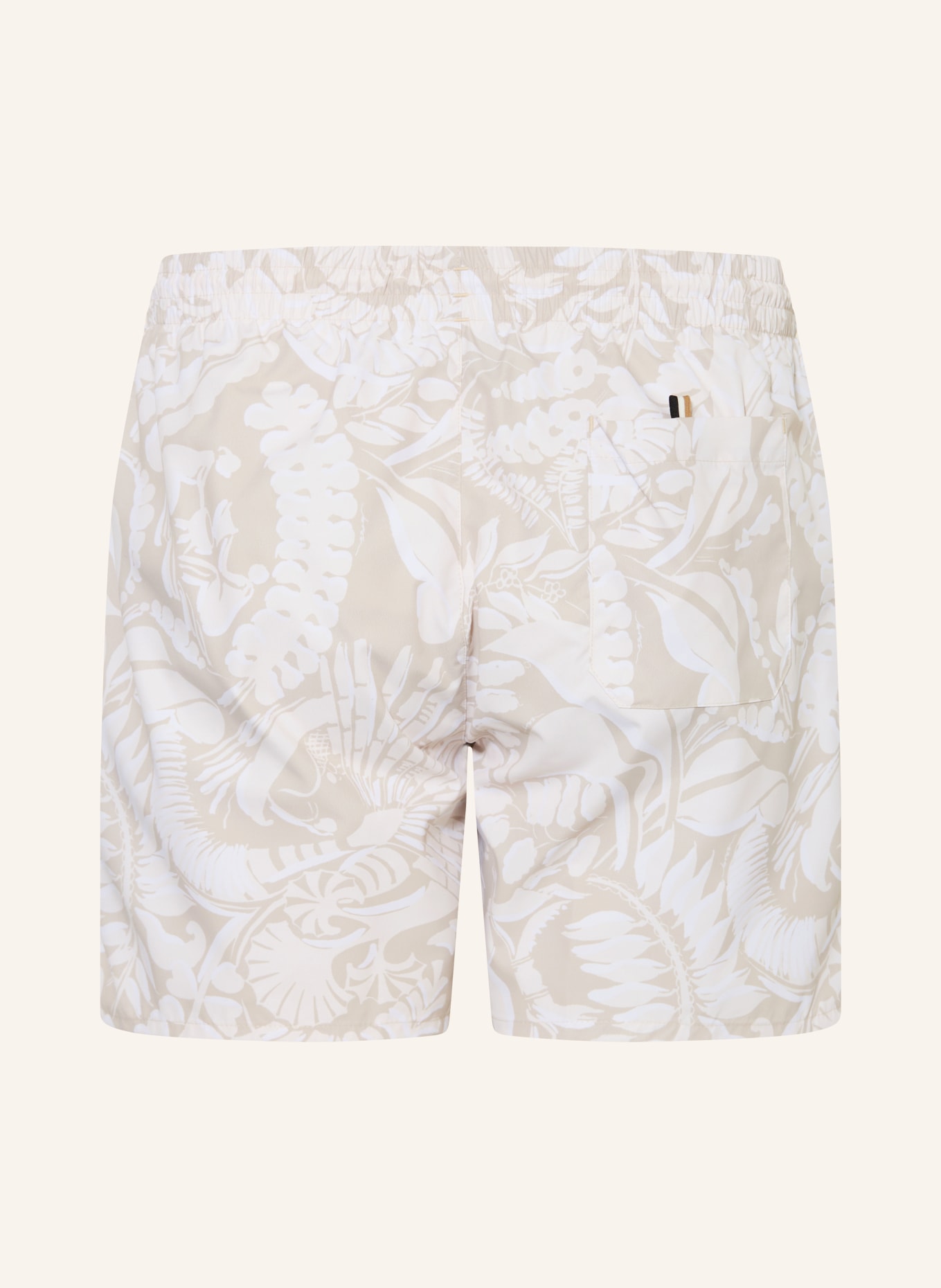 BOSS Swim shorts PIRANHA: BEIGE / ECRU / CREAM