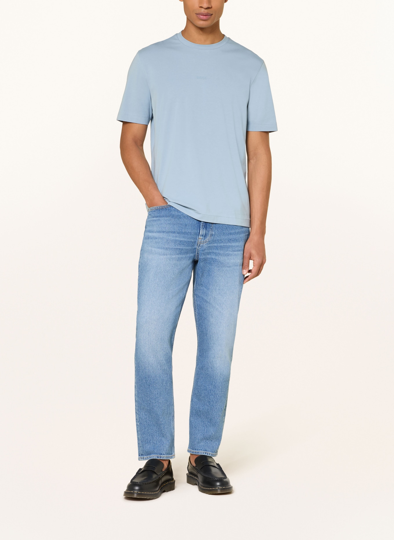 BOSS T-Shirt TCHUP: HELLBLAU