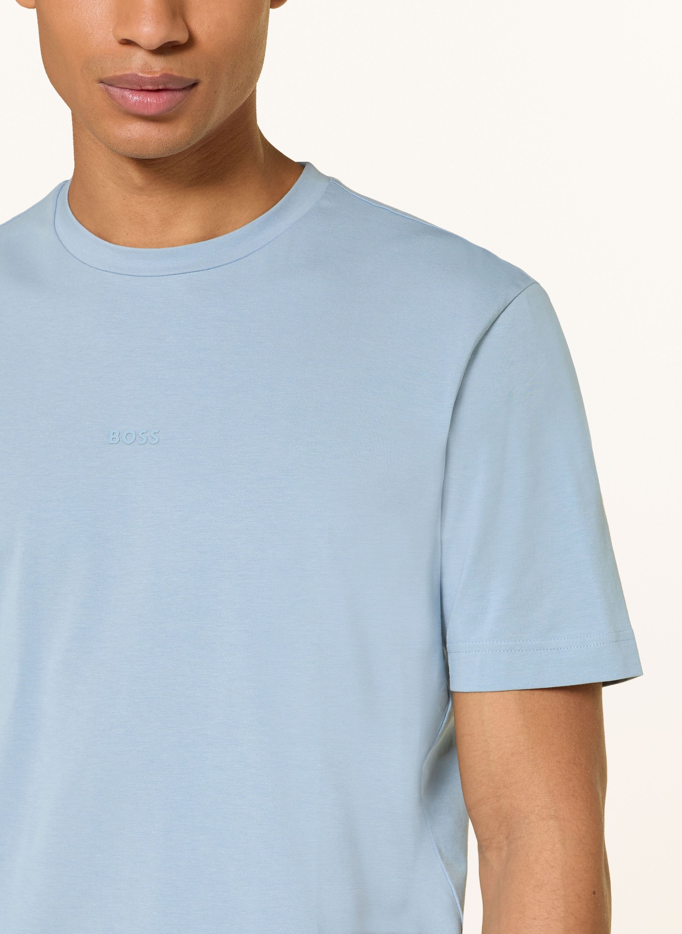 BOSS T-Shirt TCHUP: HELLBLAU