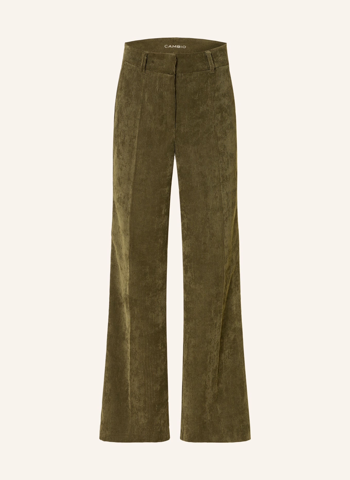 CAMBIO Marlenehose AMELIE aus Cord: OLIV