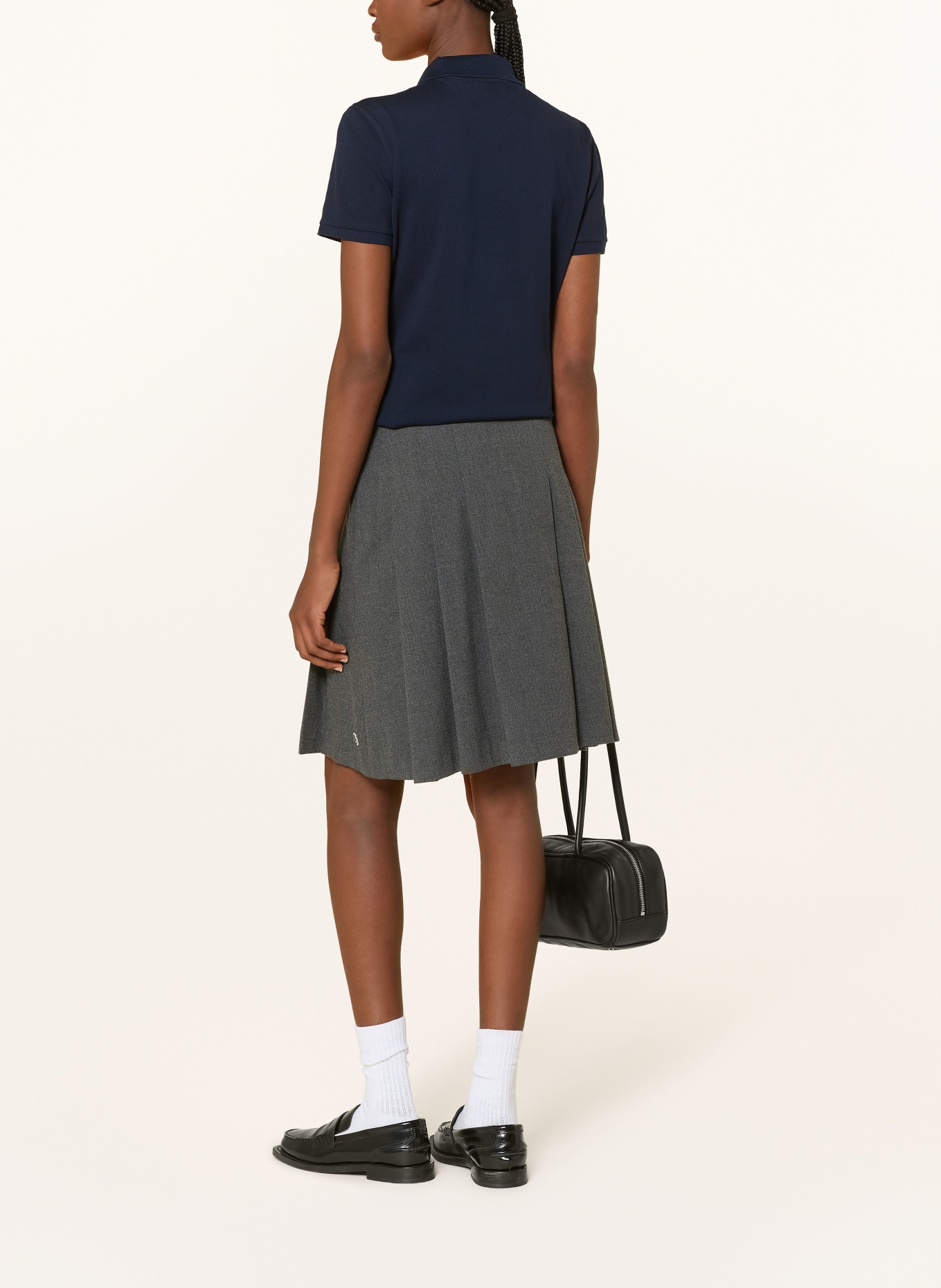 LACOSTE Piqué-Poloshirt: DUNKELBLAU