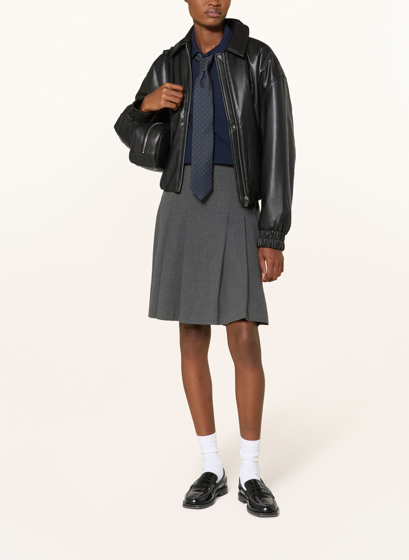 LACOSTE Piqué-Poloshirt: DUNKELBLAU