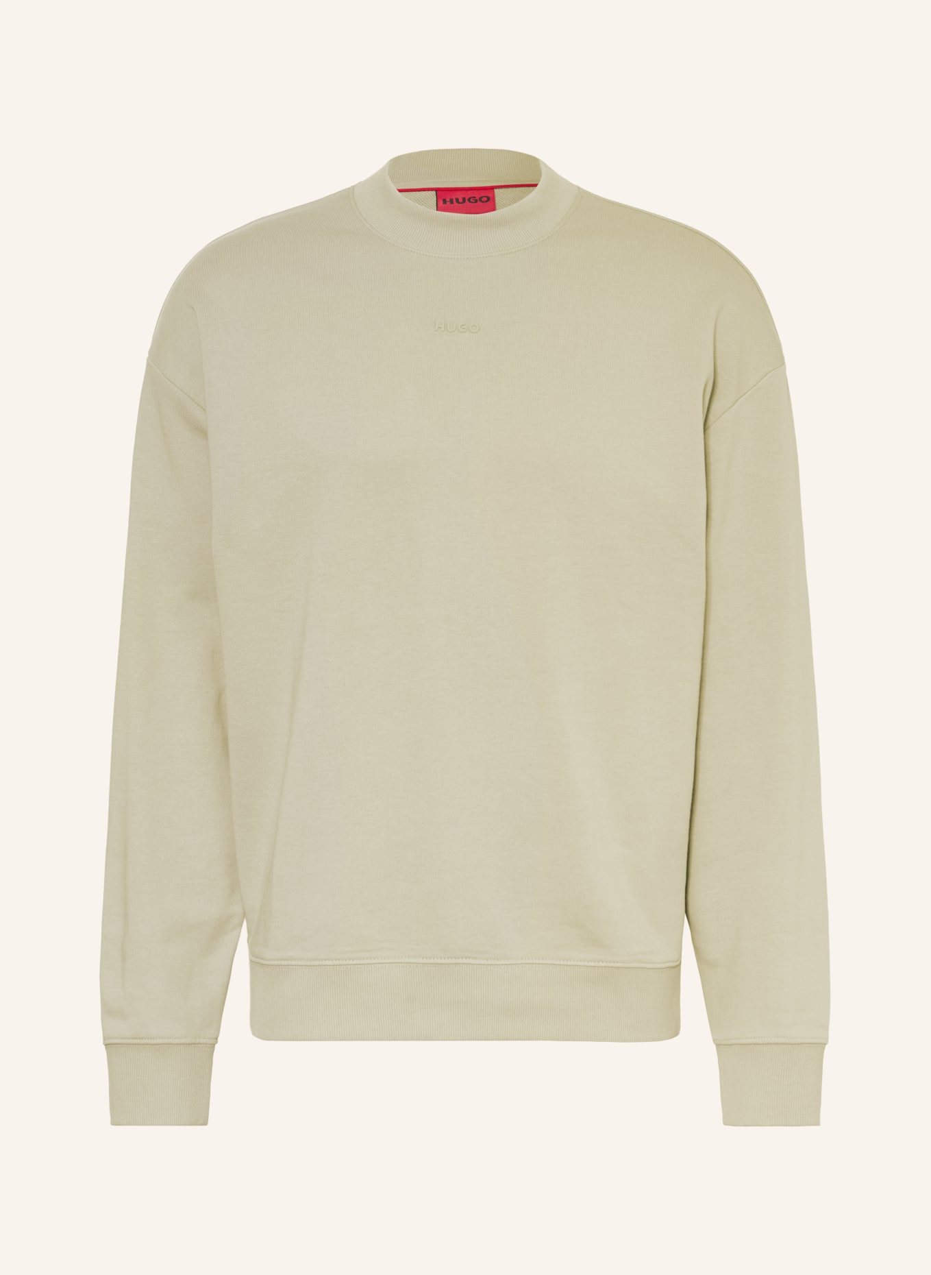 HUGO Sweatshirt DAPOCREW: LICHTGROEN