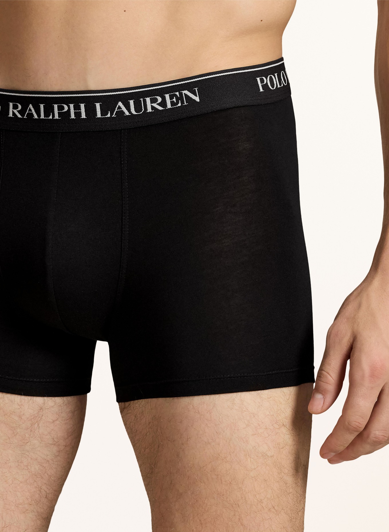 POLO RALPH LAUREN Lot de 5 boxers: NOIR