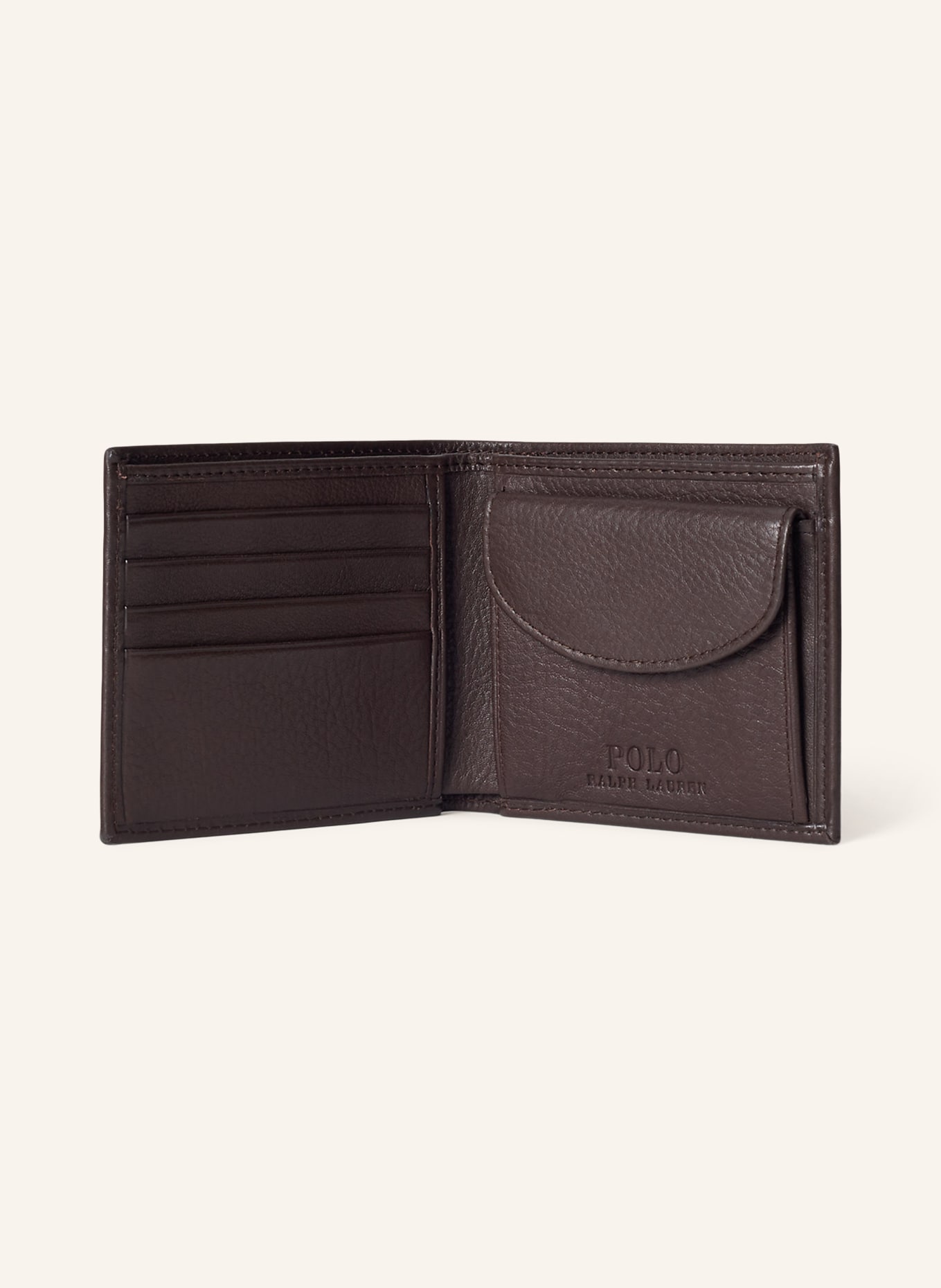 POLO RALPH LAUREN portefeuille: MARRON FONCÉ
