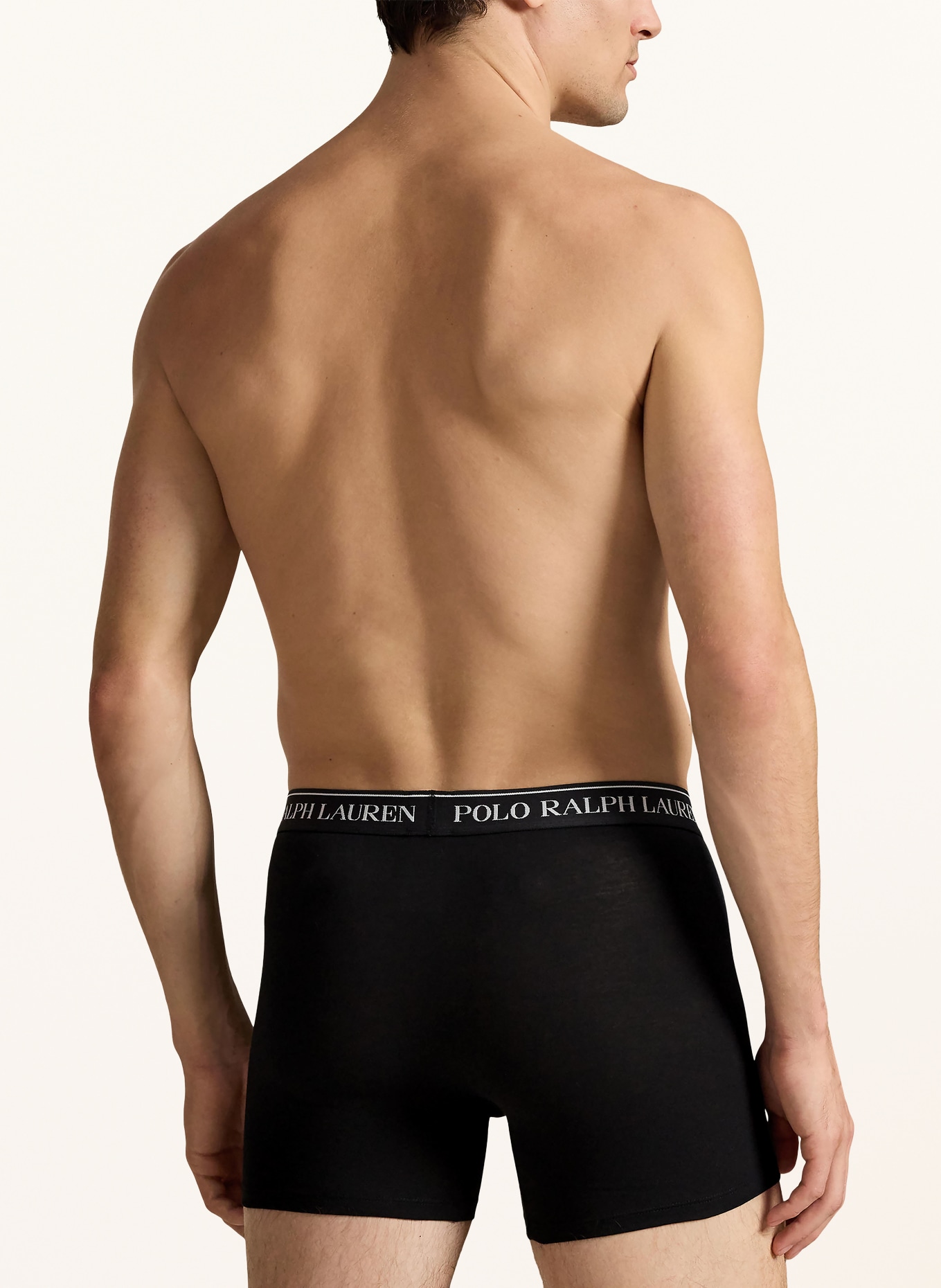 POLO RALPH LAUREN Lot de 3 boxers: NOIR