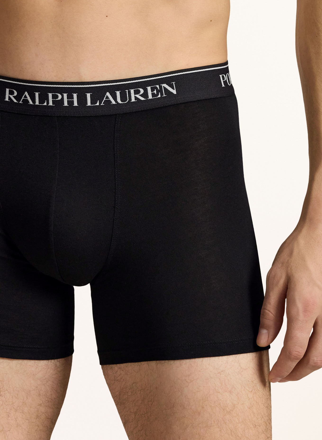 POLO RALPH LAUREN Lot de 3 boxers: NOIR