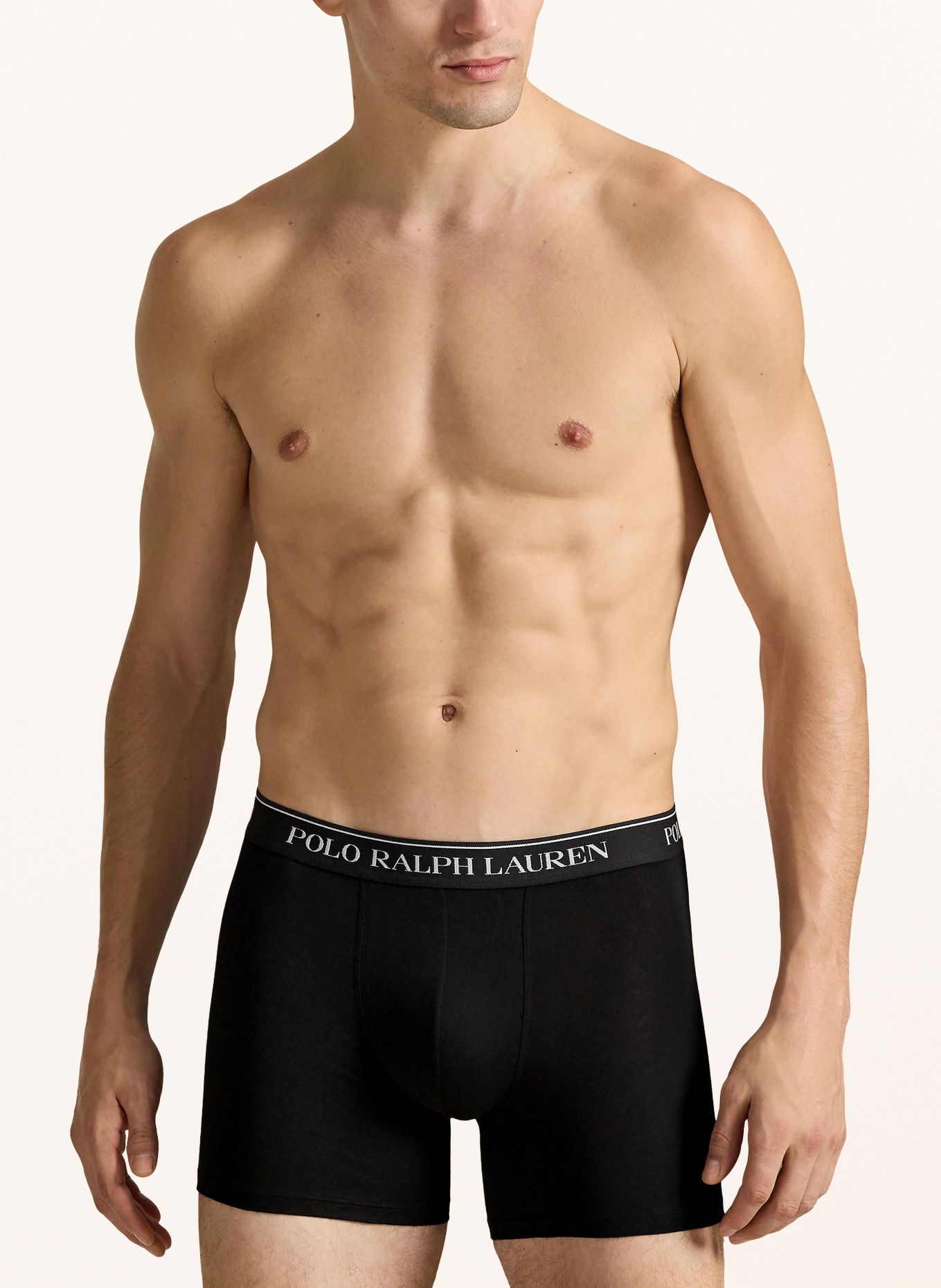 POLO RALPH LAUREN Lot de 3 boxers: NOIR