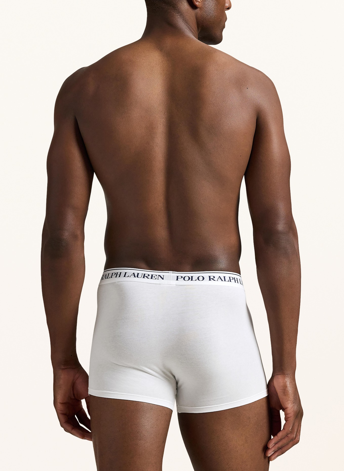 POLO RALPH LAUREN Lot de 3 boxers: BLANC