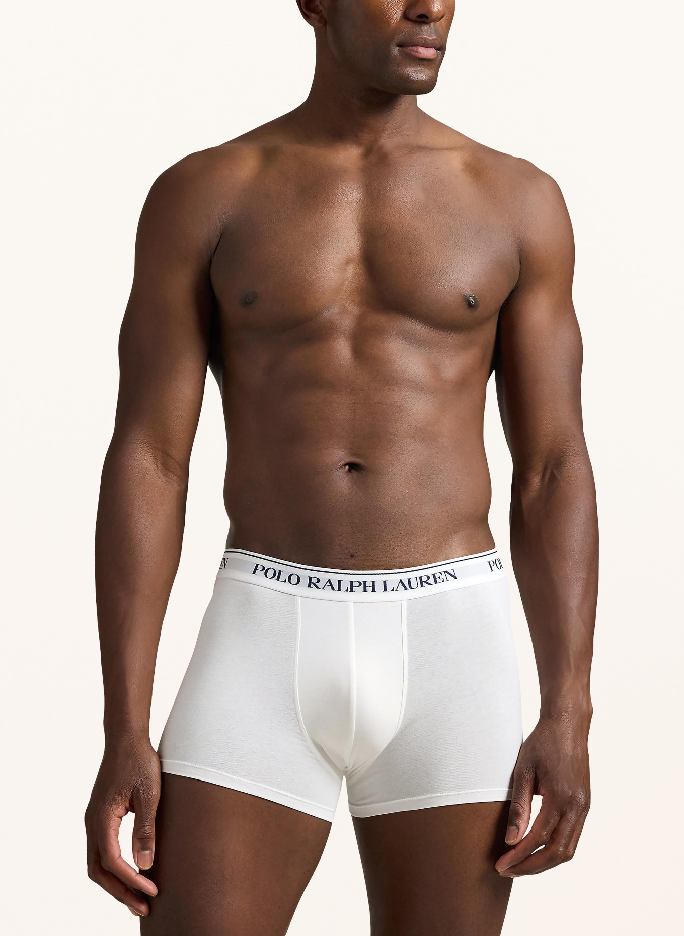 POLO RALPH LAUREN Lot de 3 boxers: BLANC