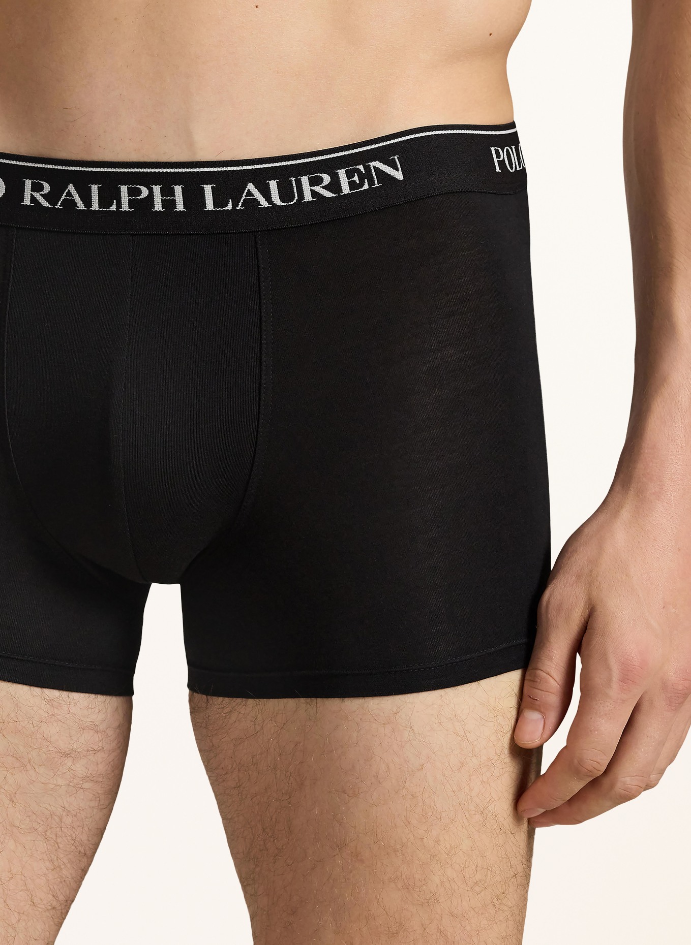 POLO RALPH LAUREN Lot de 3 boxers: NOIR