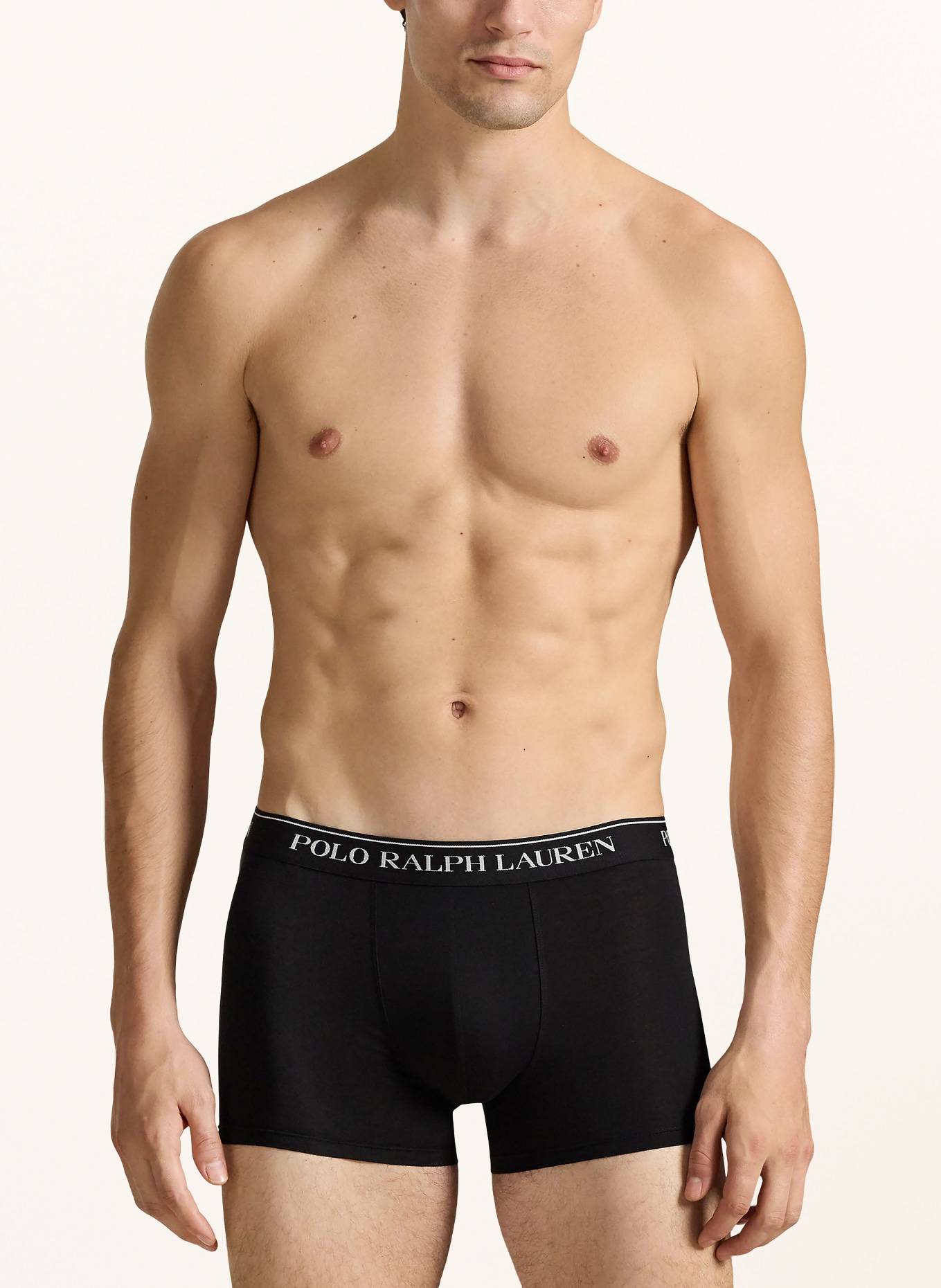 POLO RALPH LAUREN Lot de 3 boxers: NOIR
