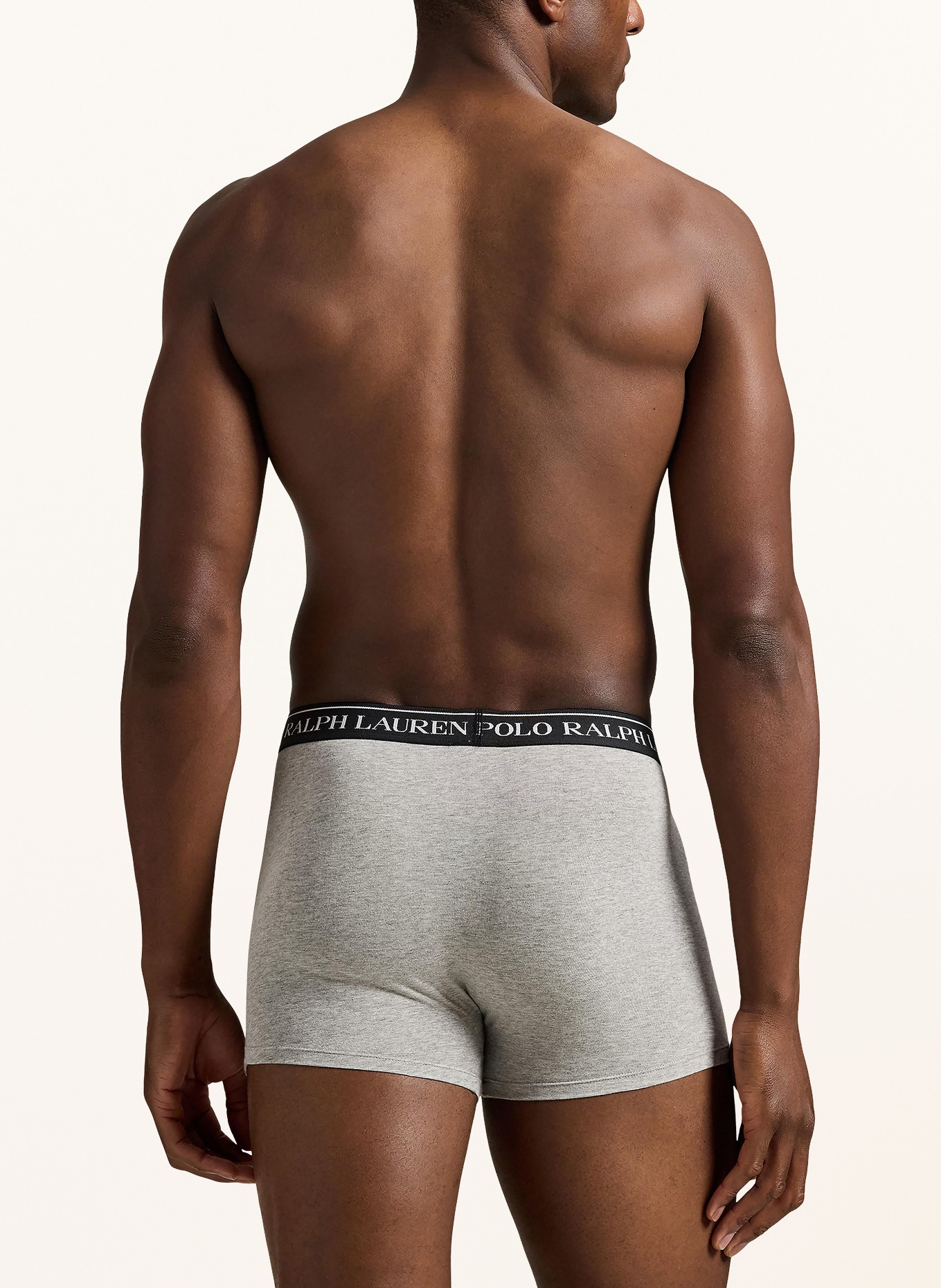 POLO RALPH LAUREN Lot de 3 boxers: GRIS CLAIR