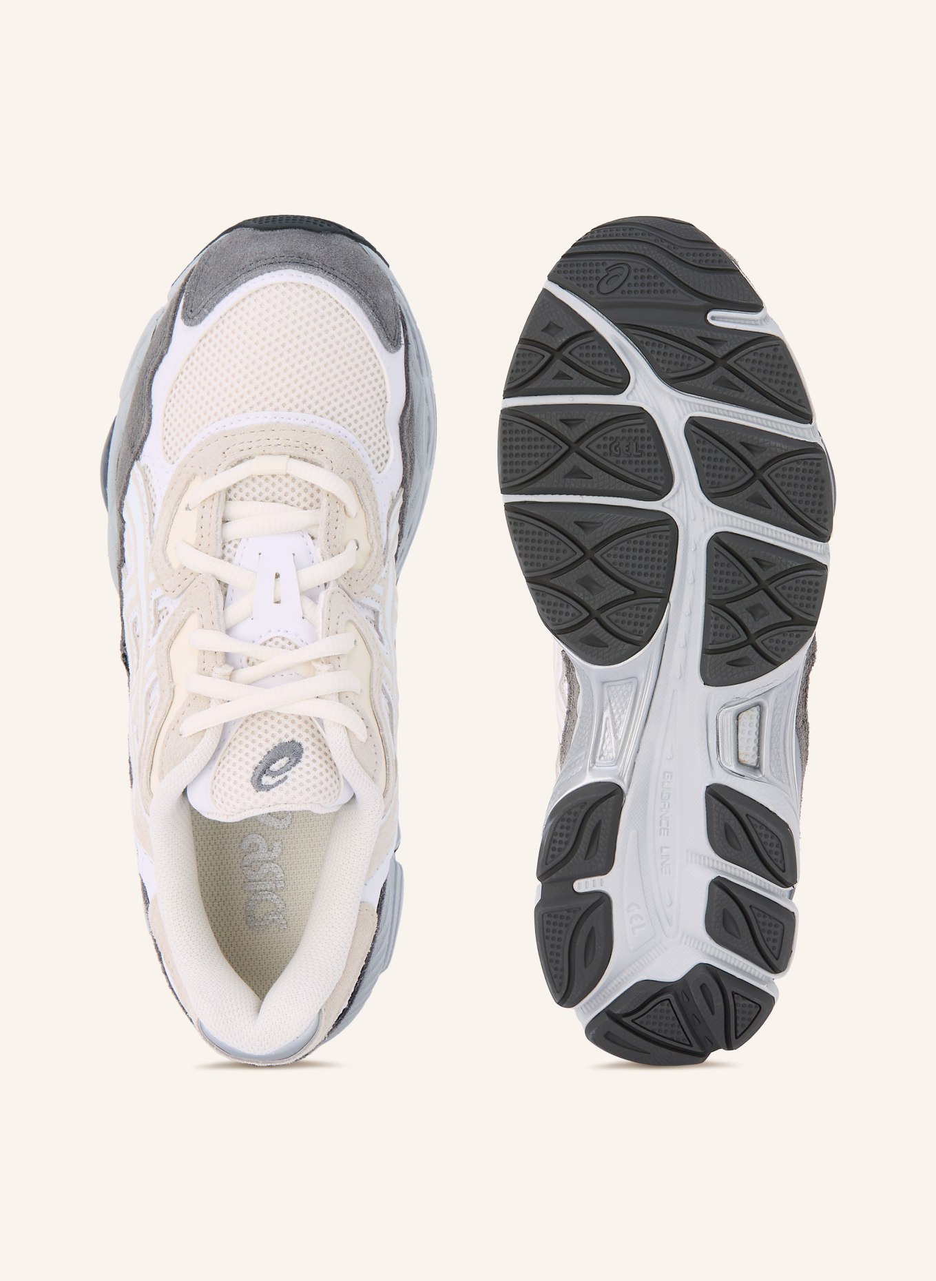 ASICS Sneakers GEL-NYC: CREAM / DARK GRAY / WHITE