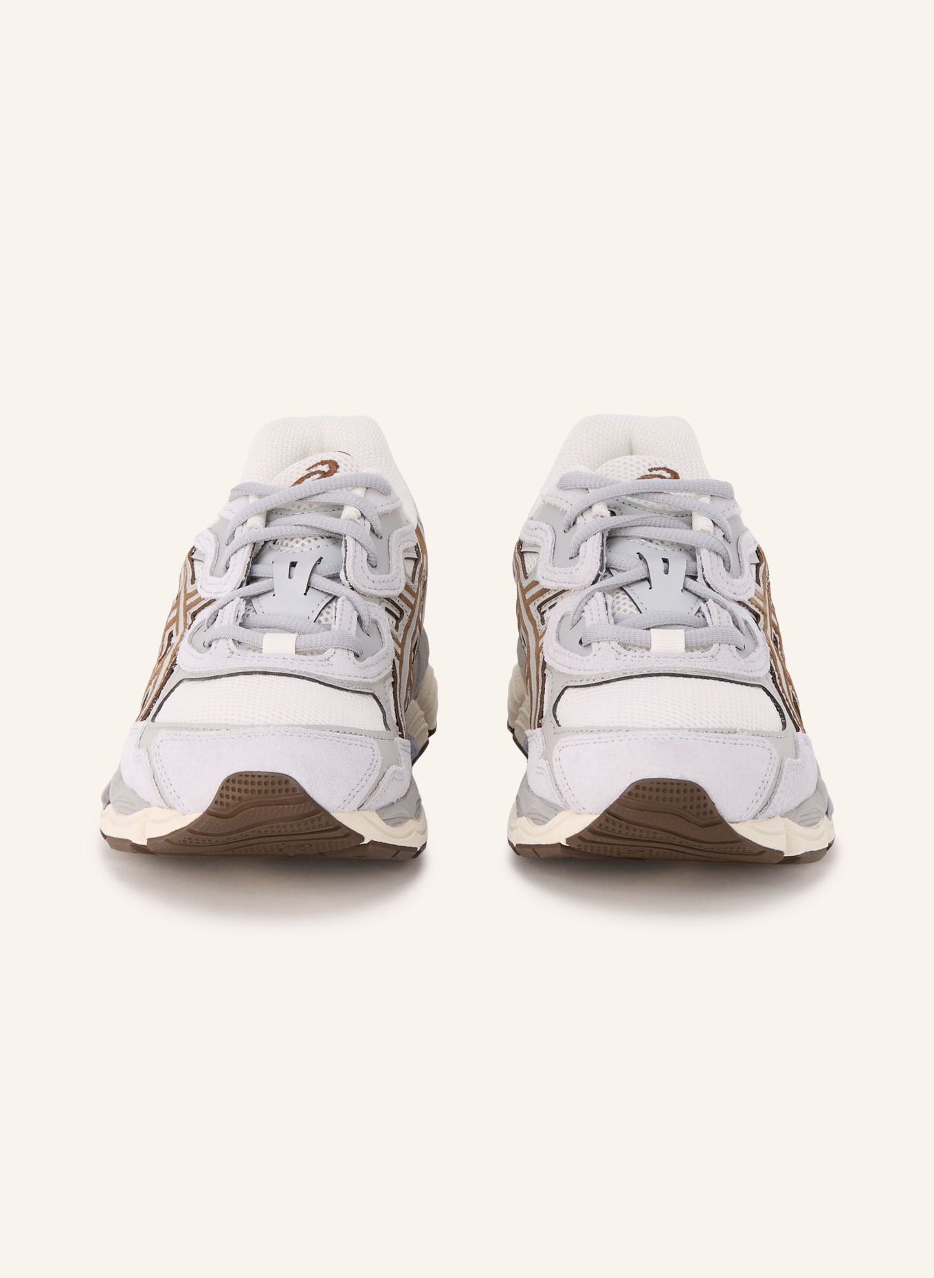 ASICS Sneakers GEL-NYC: GRAY / DARK BROWN / CREAM