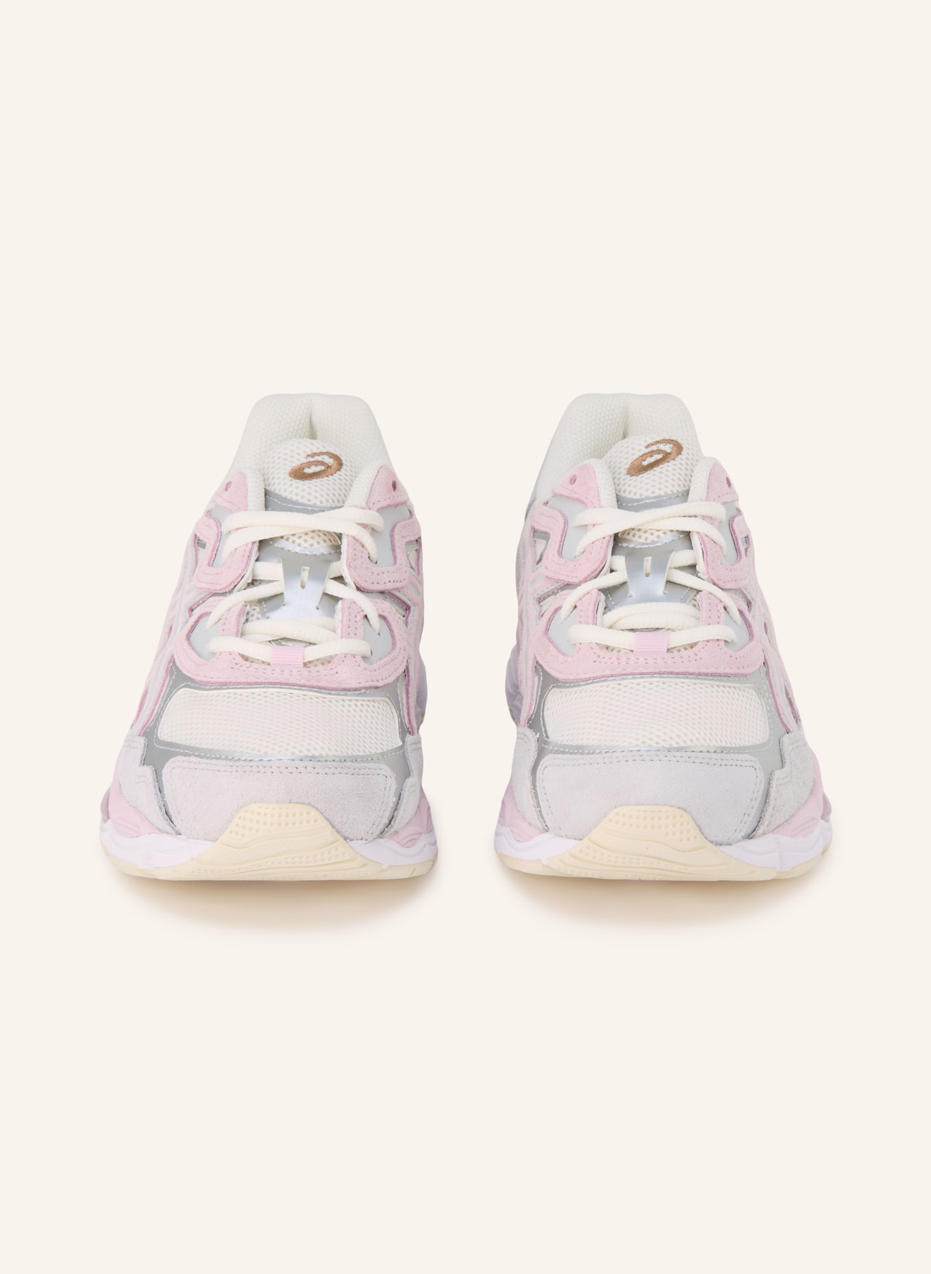 ASICS Sneakersy GEL-NYC: SVĚTLE ŠEDÁ / STŘÍBRNÁ / SVĚTLE RŮŽOVÁ