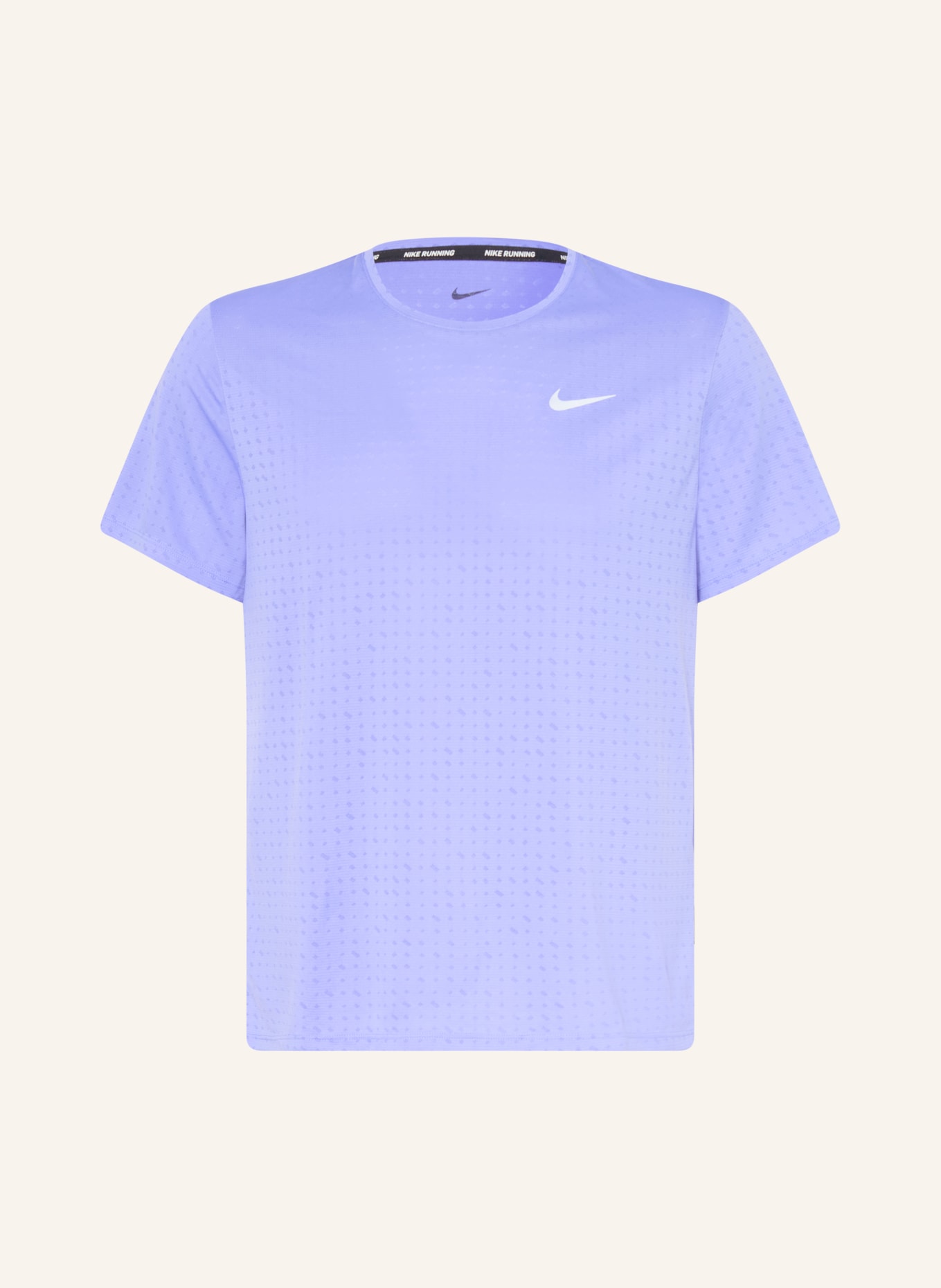 Nike T-shirt de course BREATHE MILER: BLEU CLAIR