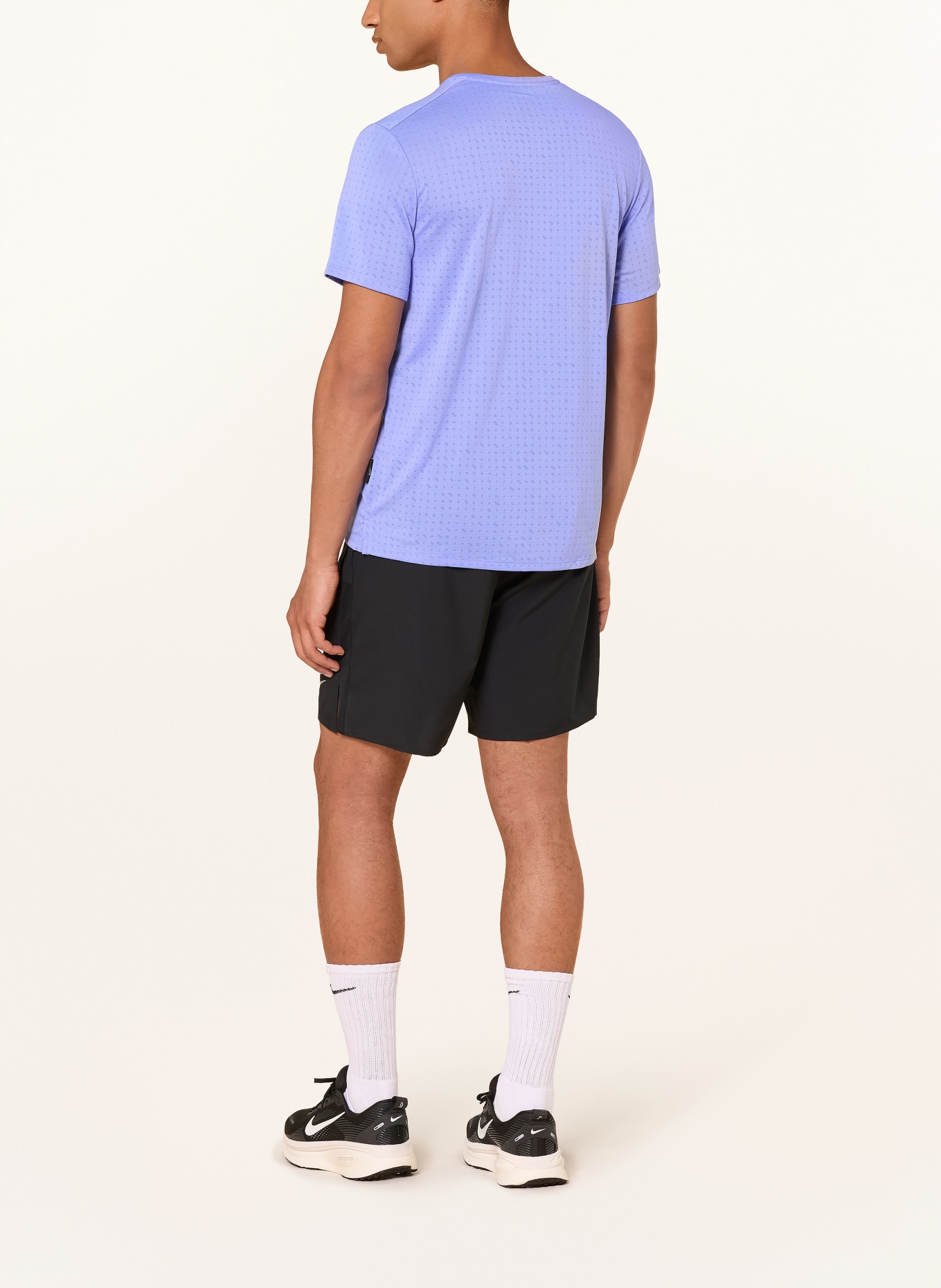 Nike T-shirt de course BREATHE MILER: BLEU CLAIR